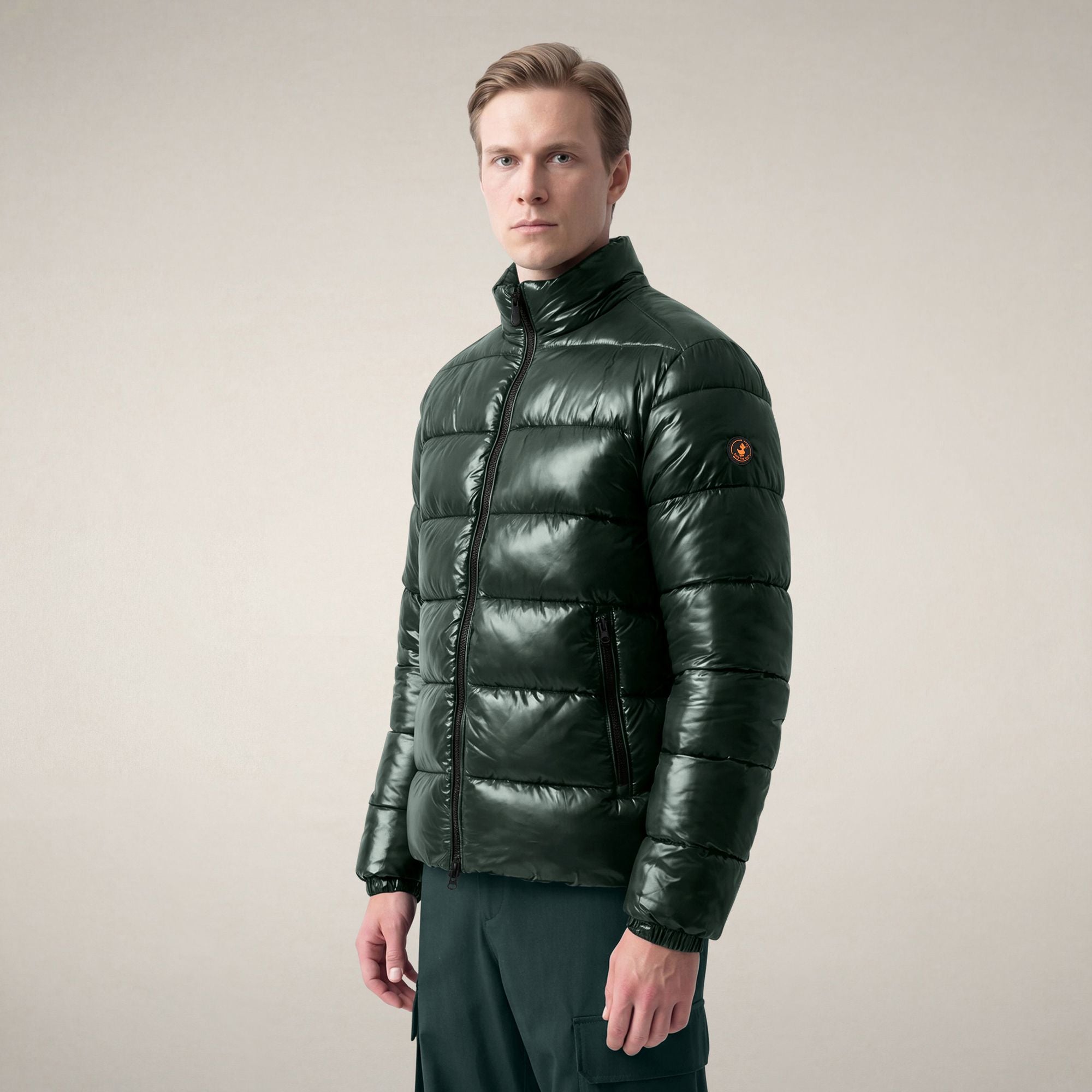 save-the-duck-jobim-doudoune-homme-vert-nori-matelass-e image 5