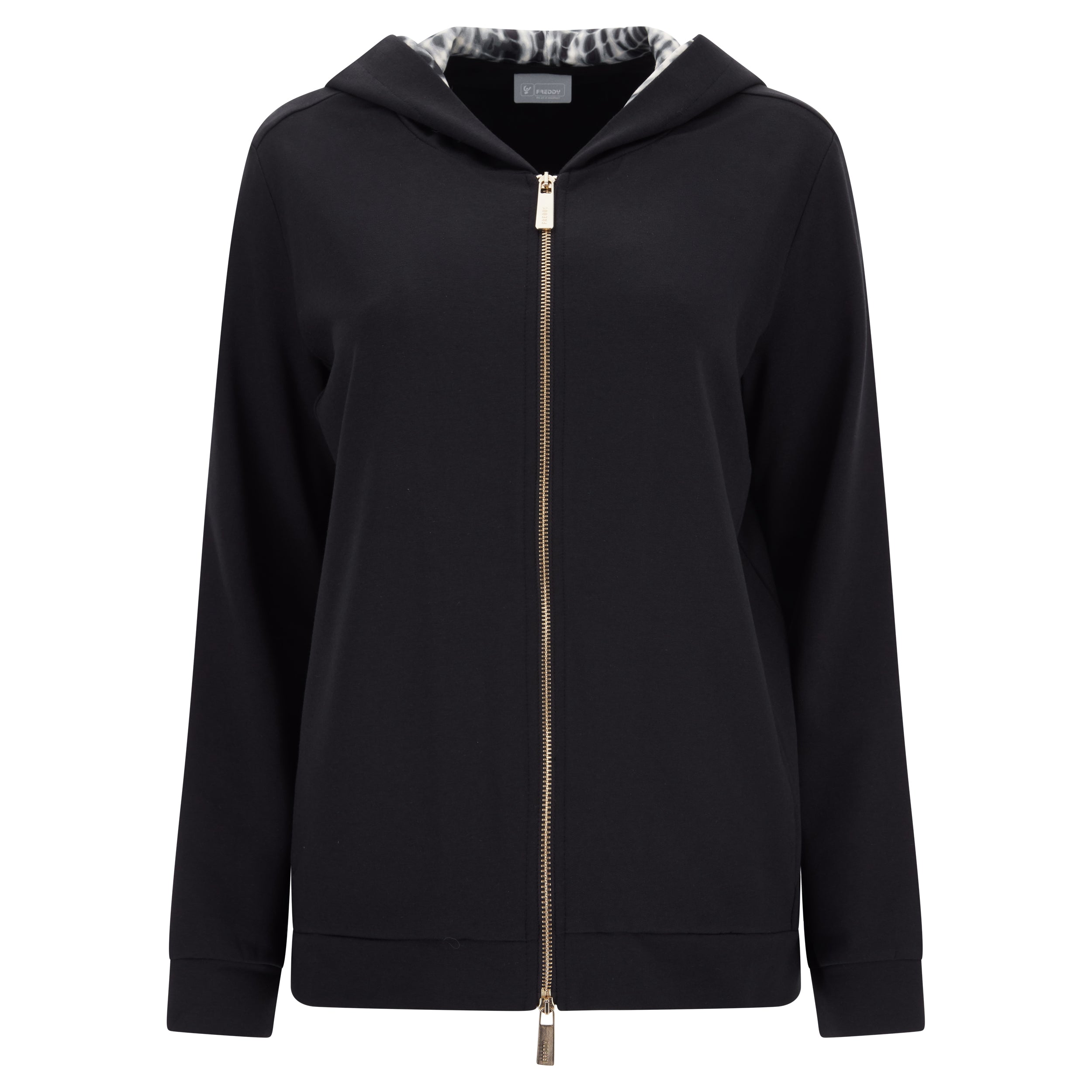 freddy-sweat-zipp-comfort-french-terry-modal-capuche-beige image 6