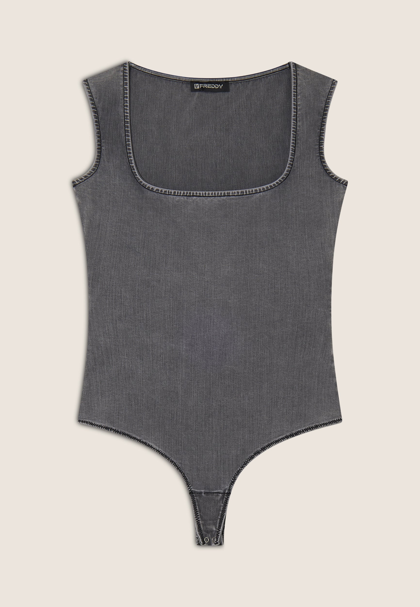 freddy-body-sans-manches-jersey-tencel-effet-denim image 6