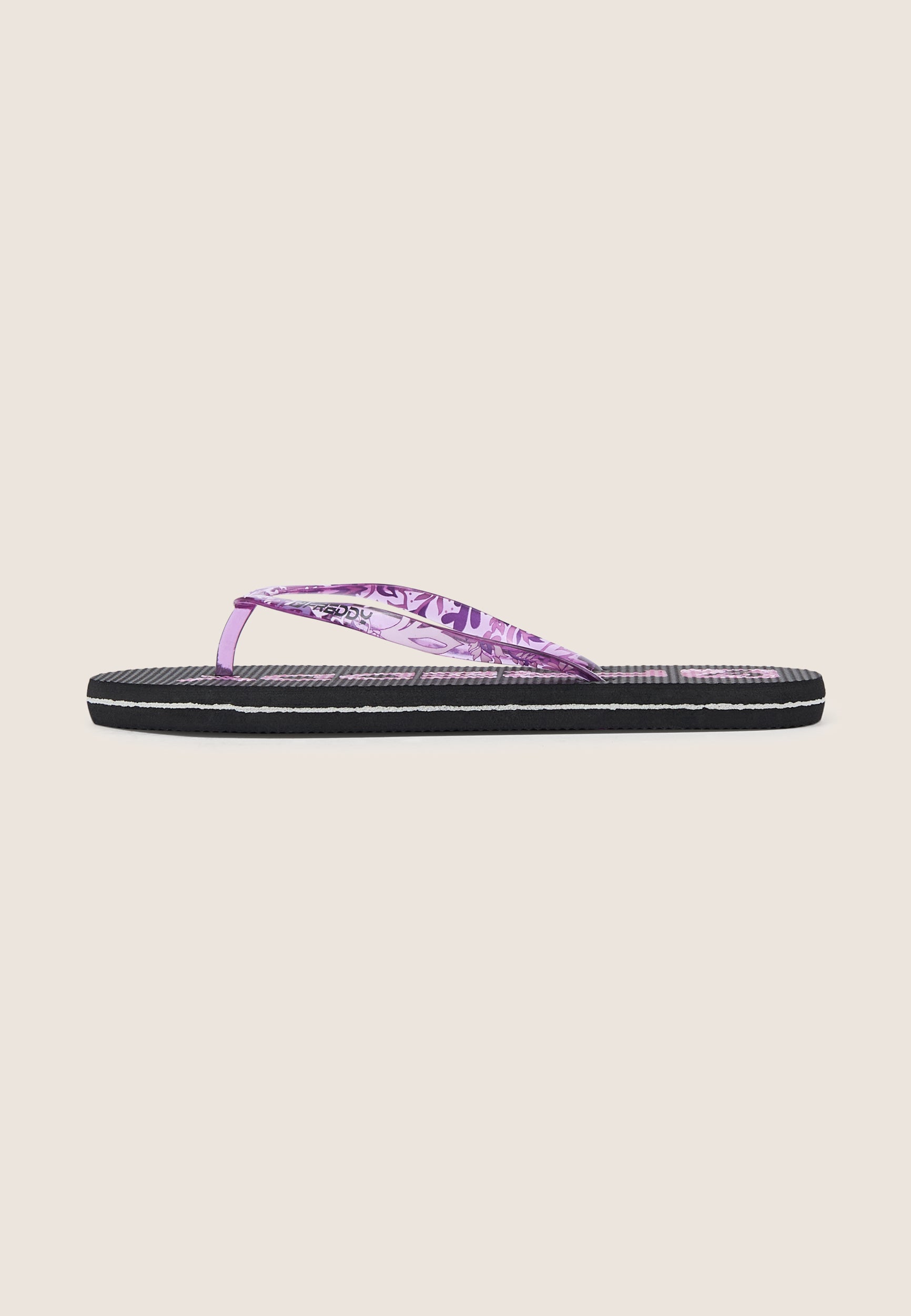 freddy-tongs-femme-bride-transparente-imprim-floral image 1