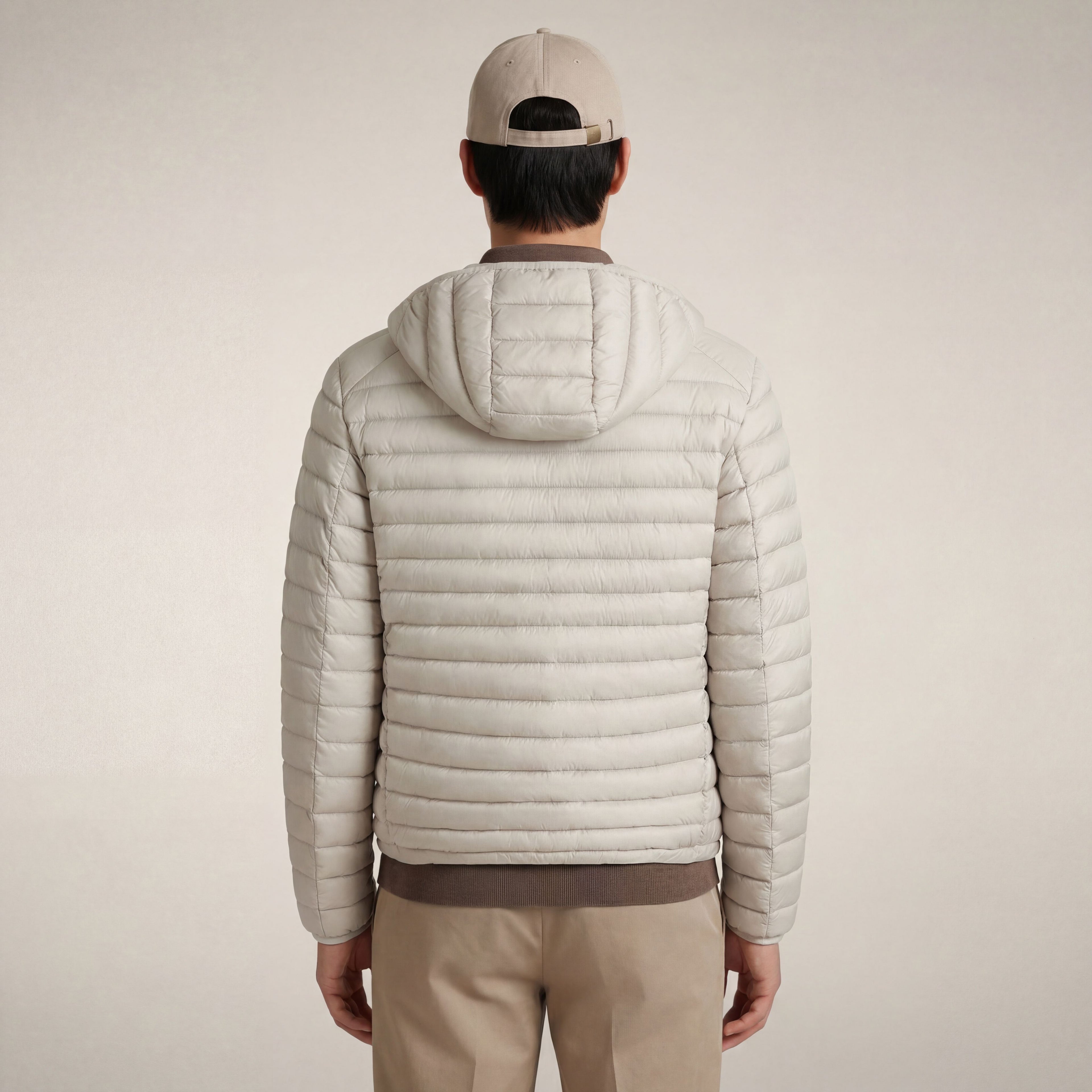 save-the-duck-doudoune-homme-donald-beige-clair-plumtech image 2