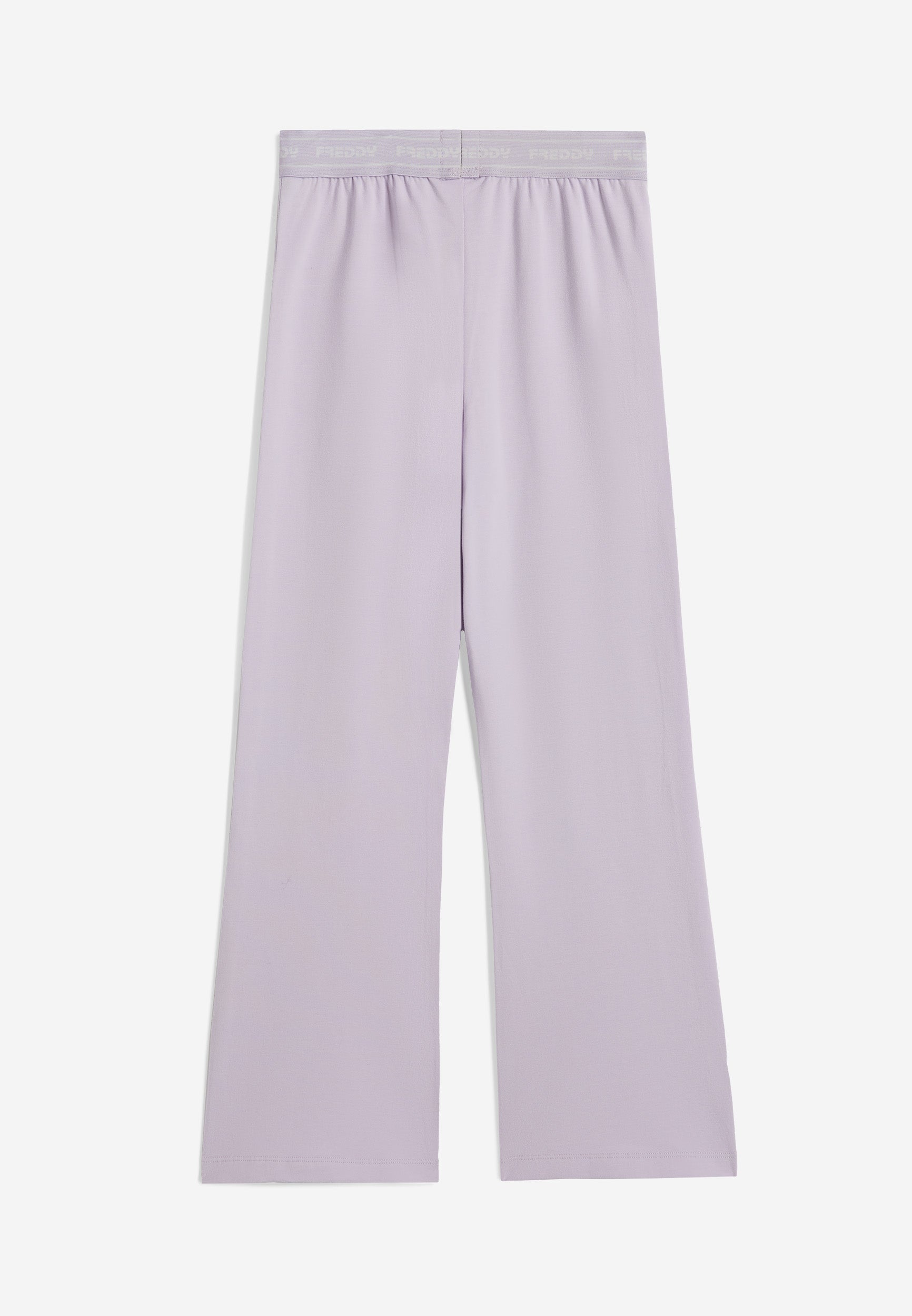 freddy-pantalon-flare-fille-molleton-stretch-taille-logot-e image 5
