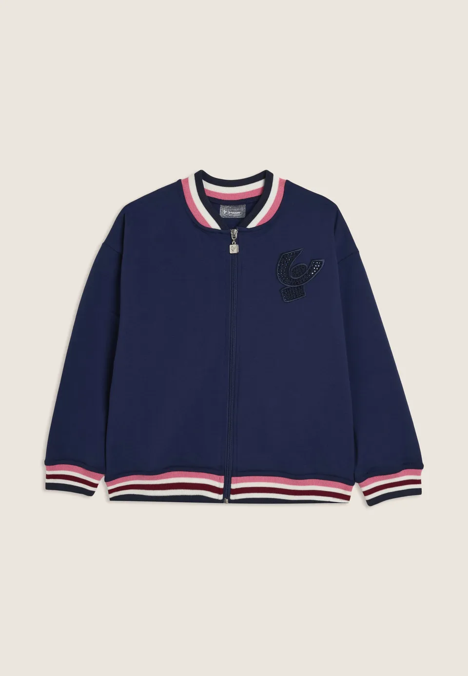 freddy-sweat-junior-bomber-multicolore-strass image 1