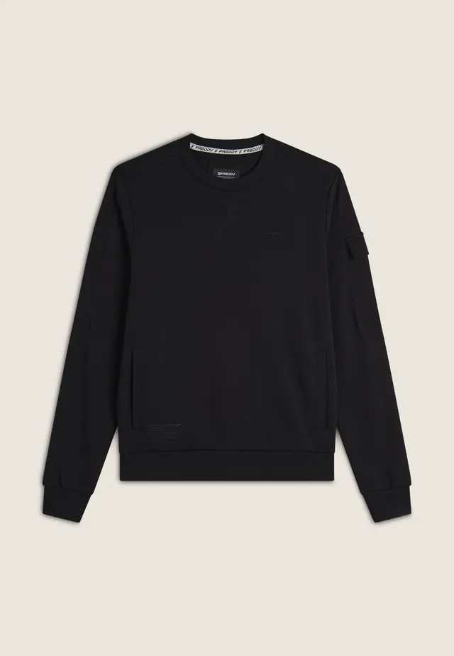 freddy-wr-up-sweat-homme-regular-col-rond-100-coton image 1