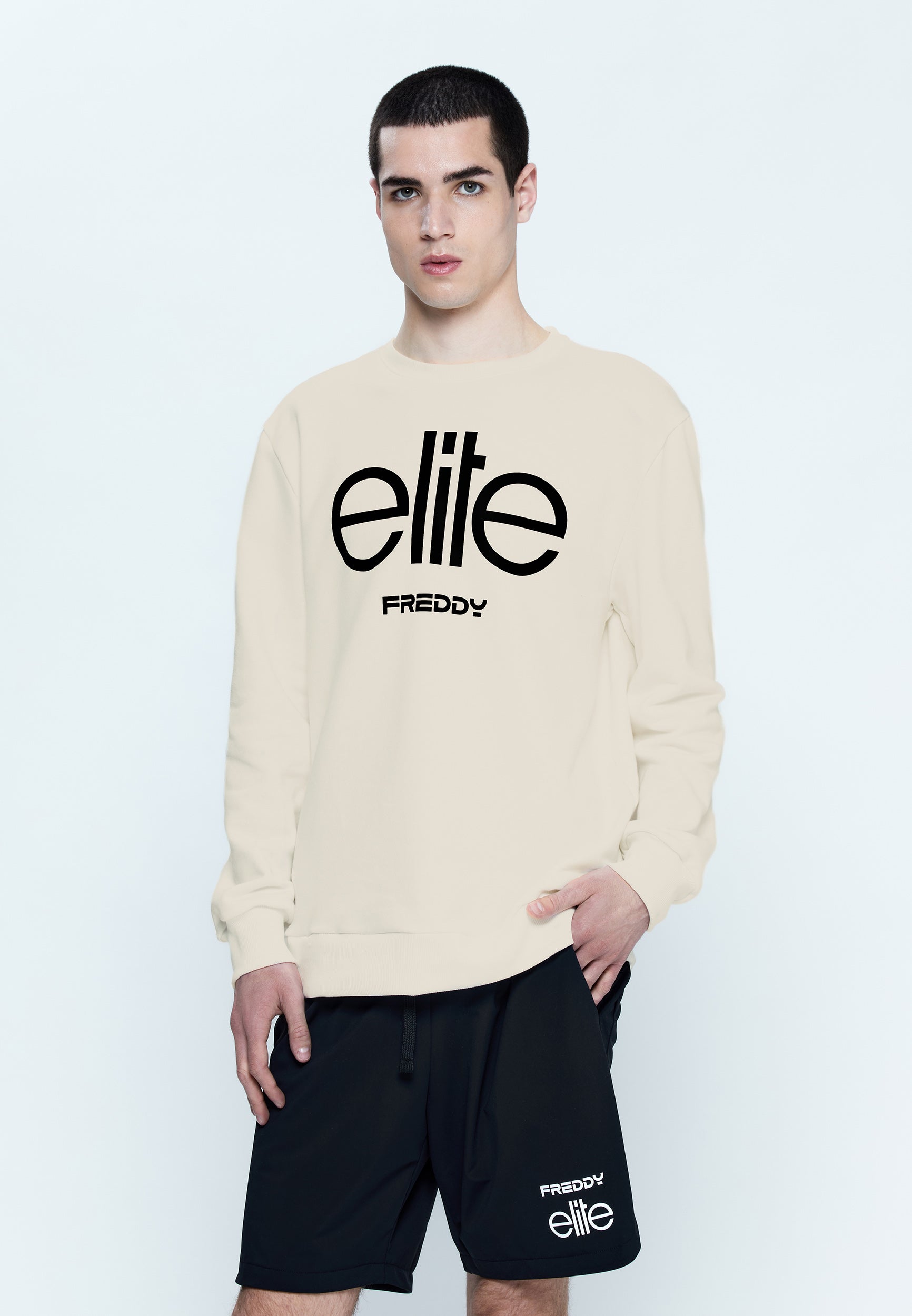 freddy-felpa-unisex-elite-sweat-col-rond-brod-coton image 5