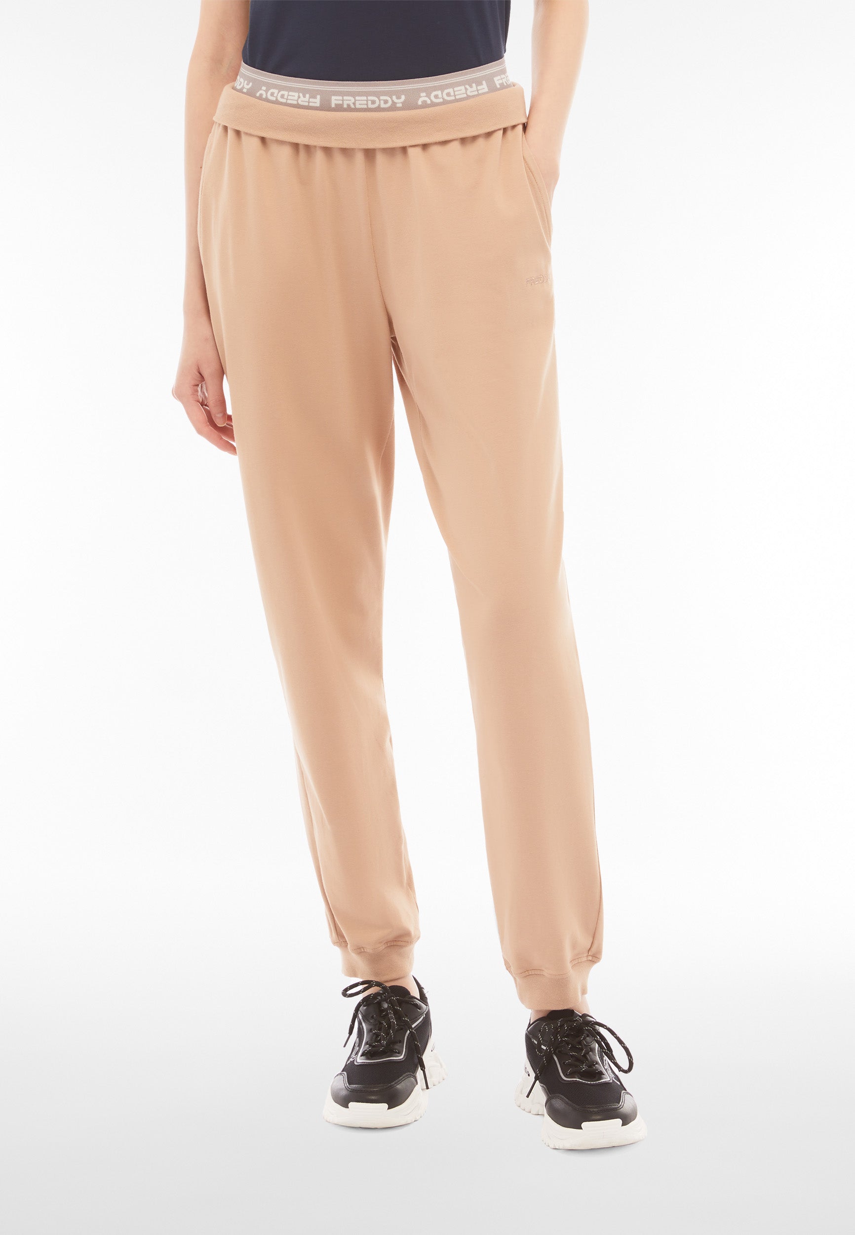 jogger-femme-freddy-jersey-lastique-logot image 1