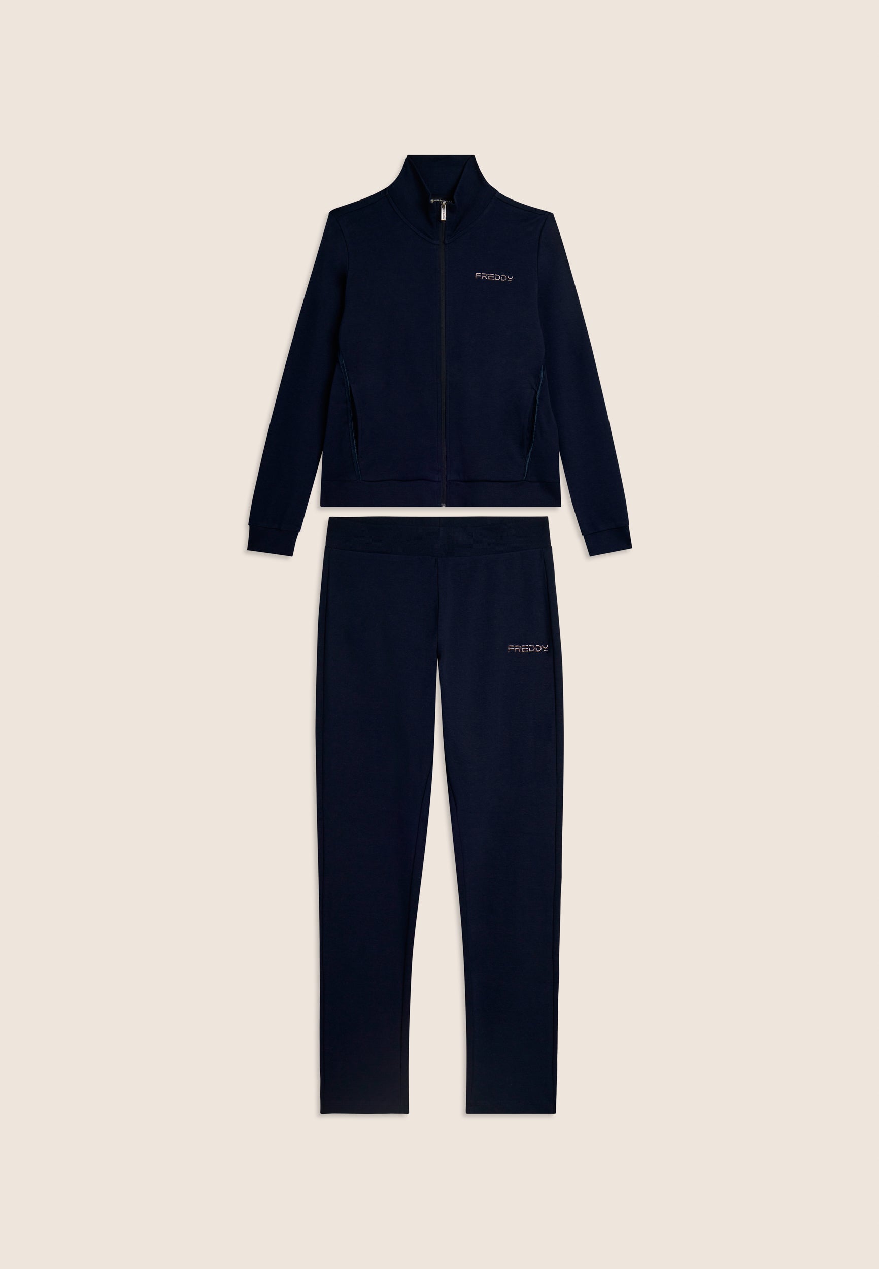 freddy-surv-tement-femme-zip-col-montant-logo-perles-100-coton image 6