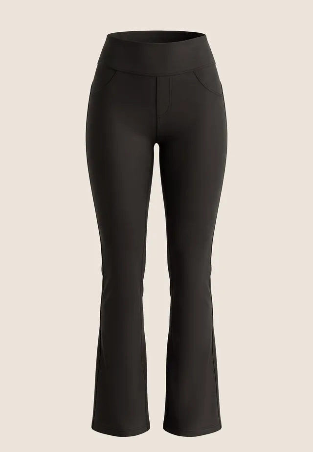 freddy-pantalon-wr-up-bootcut-taille-haute-simili-cuir-lamin image 1