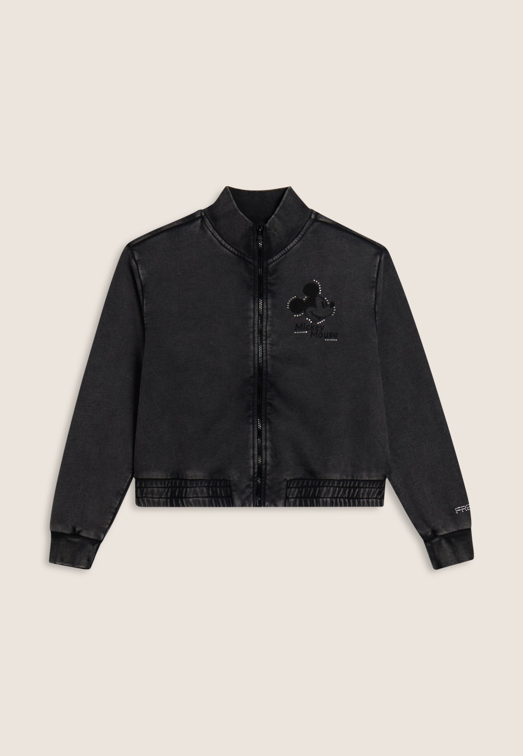freddy-sweat-bomber-cropped-zip-disney-mickey-strass-femme image 5