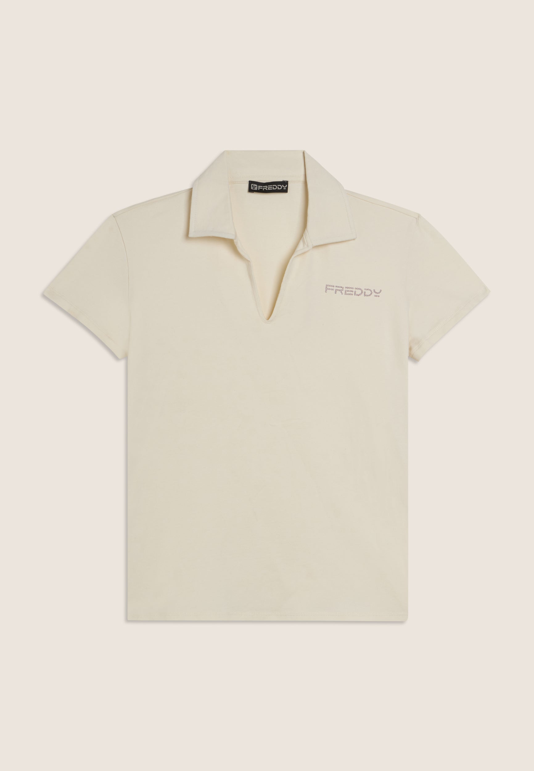 freddy-t-shirt-col-v-chemise-t-shirt-femme-manches-courtes-coton image 5