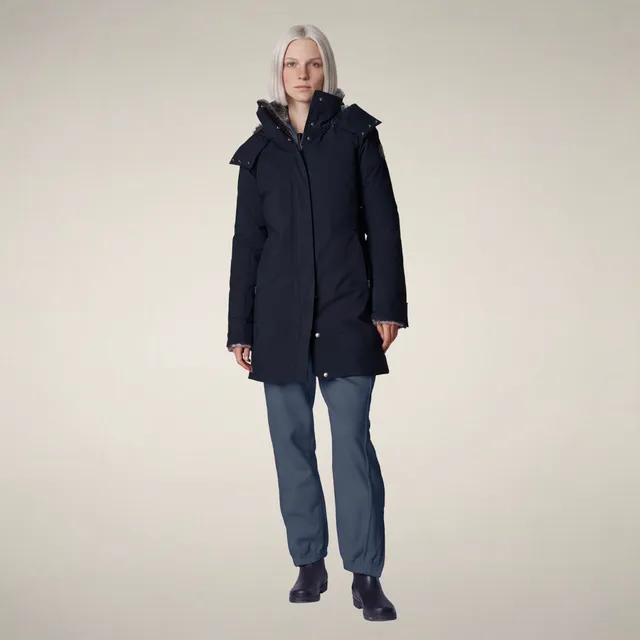 save-the-duck-samantah-parka-femme-bleu-noir image 1
