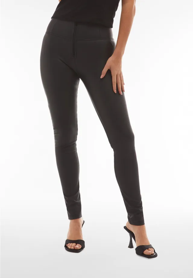 freddy-wr-up-pantalon-push-up-skinny-taille-haute-zip-similicuir image 1