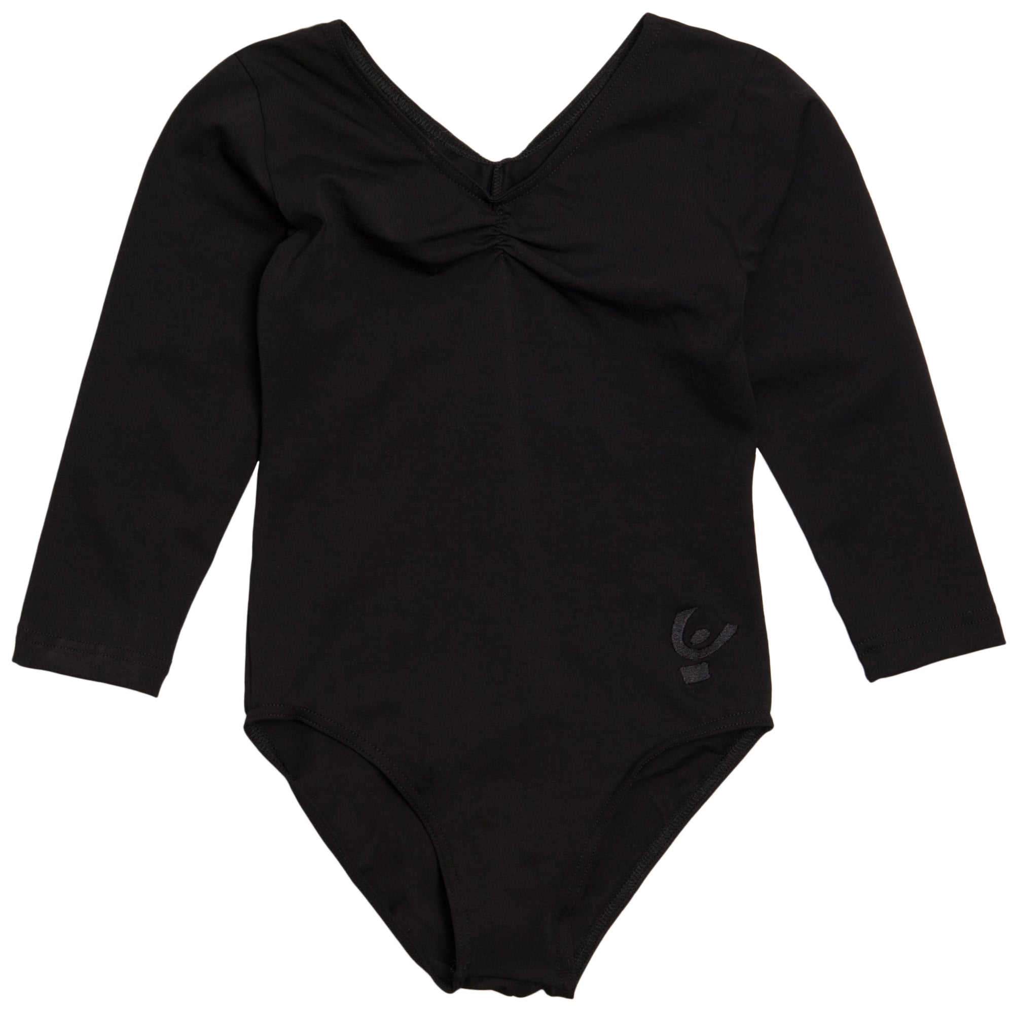 freddy-body-fille-manches-longues-col-v-fronc image 1