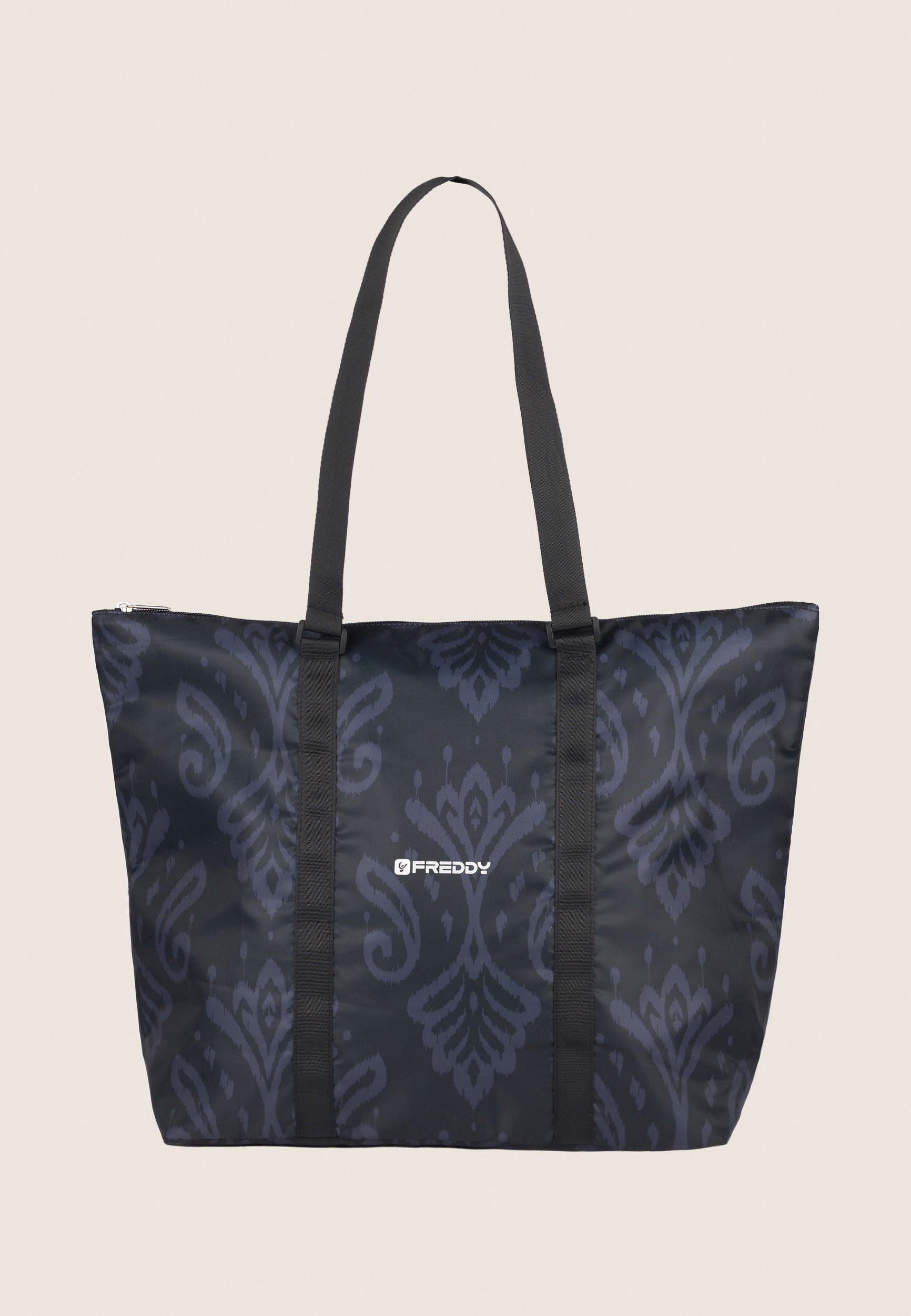 sac-shopper-freddy-fantaisie-florale-zipp-e-35x13x36cm image 1