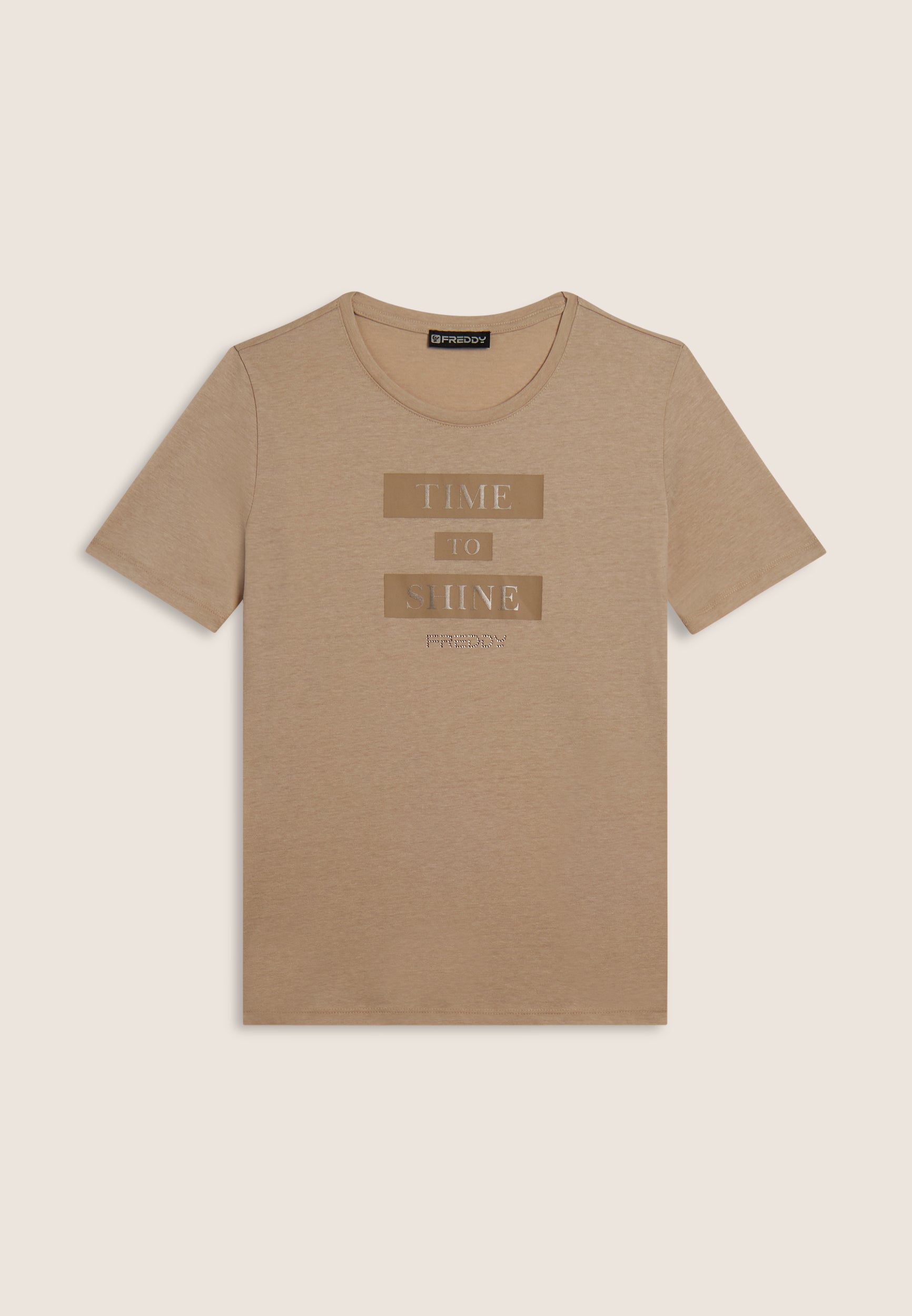 freddy-t-shirt-femme-time-to-shine-graphique-strass image 5