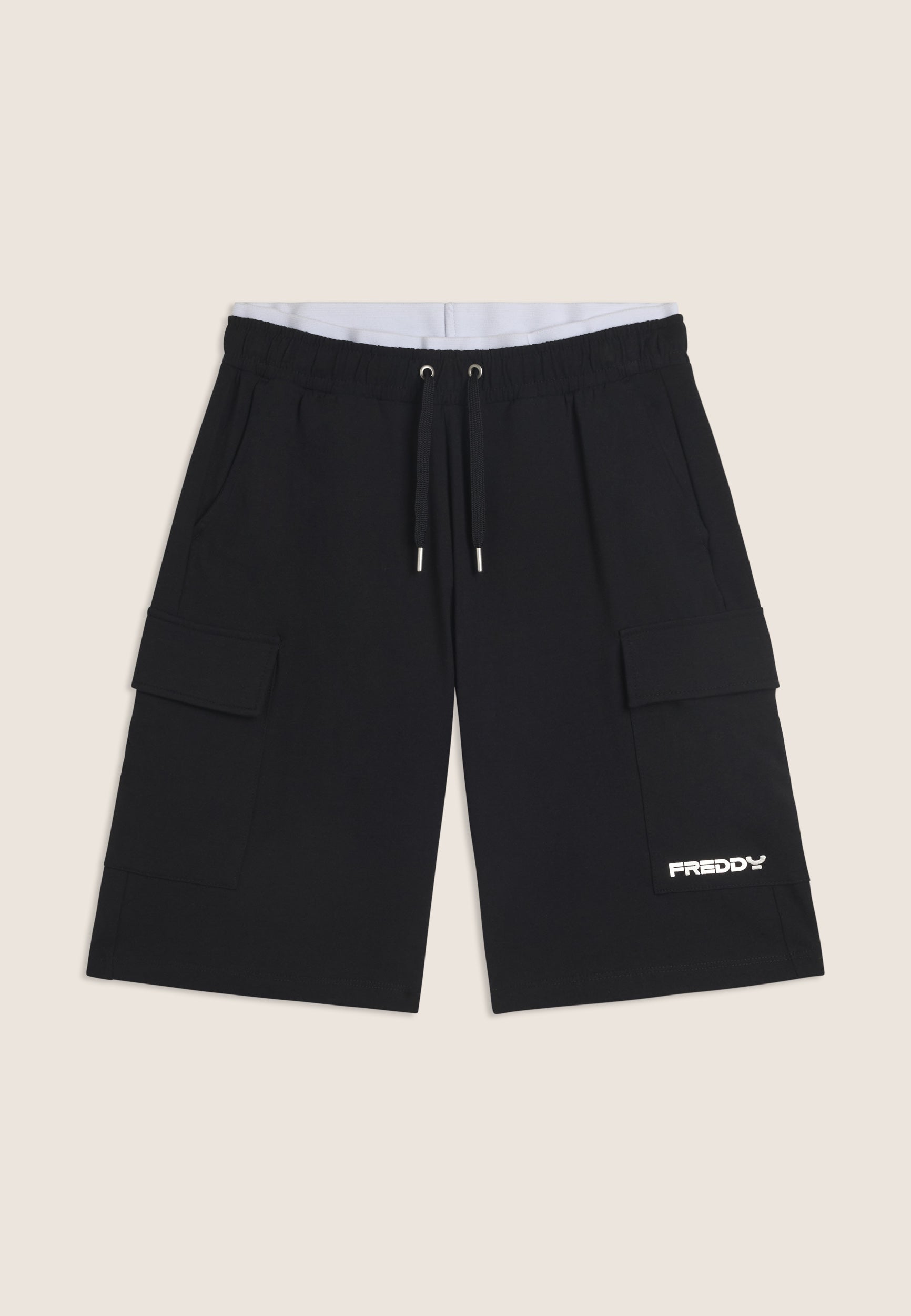 freddy-short-wide-leg-femme-jersey-poches-lat-rales image 2