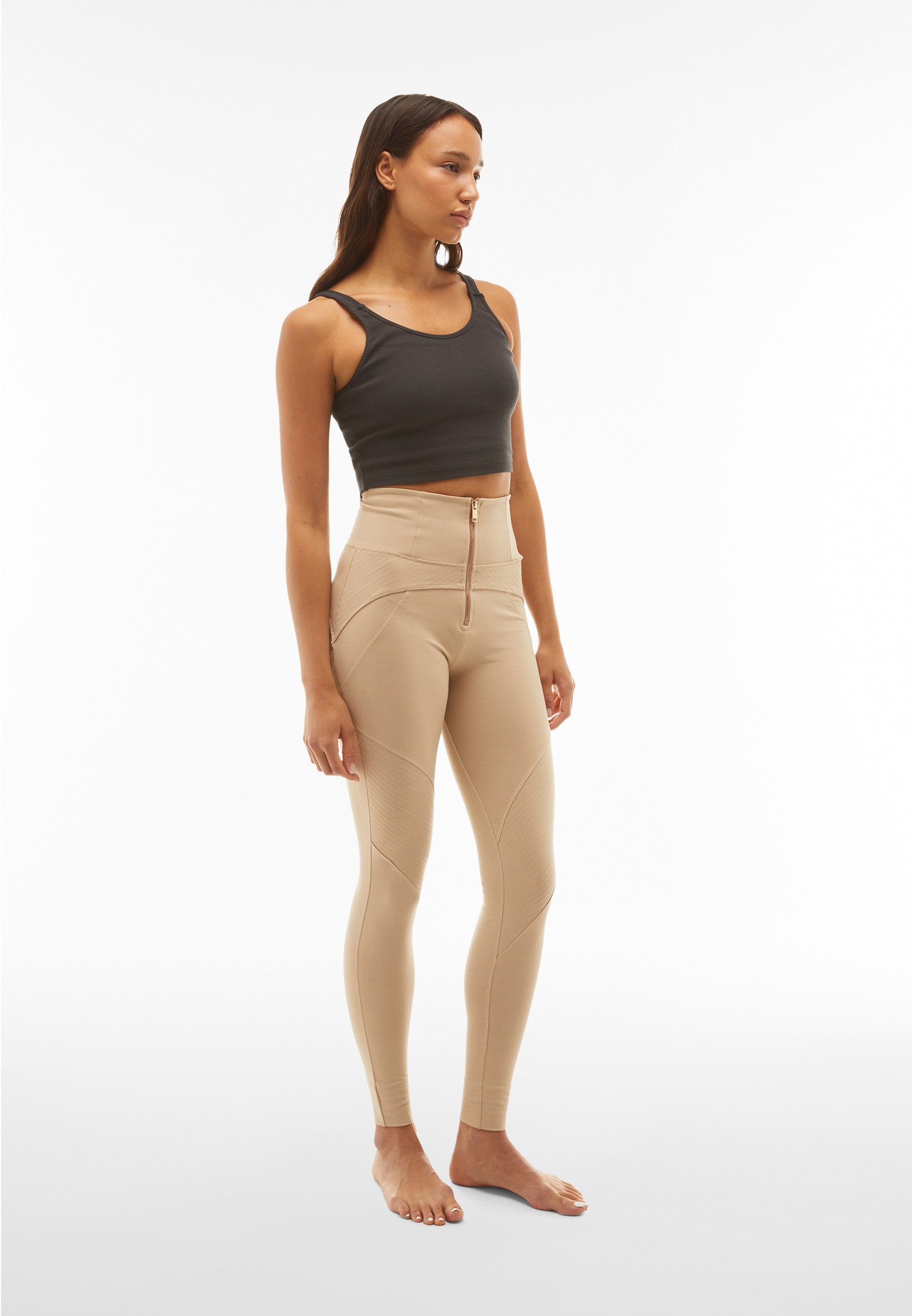 freddy-wr-up-pantalon-push-up-taille-haute-inserts-ribbed-femme image 2