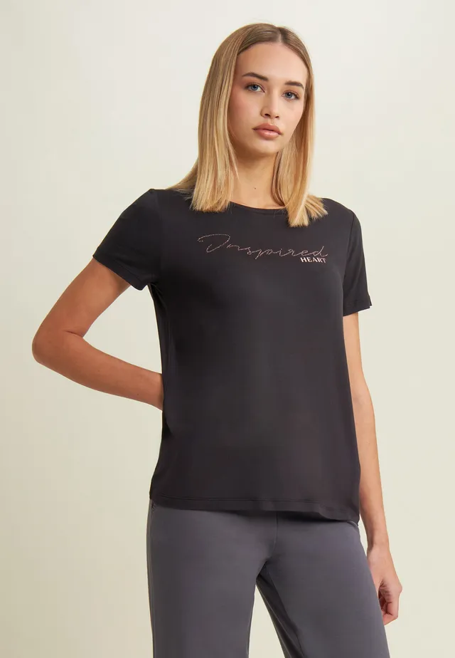 freddy-t-shirt-femme-inspired-heart-strass-jersey-viscose image 1