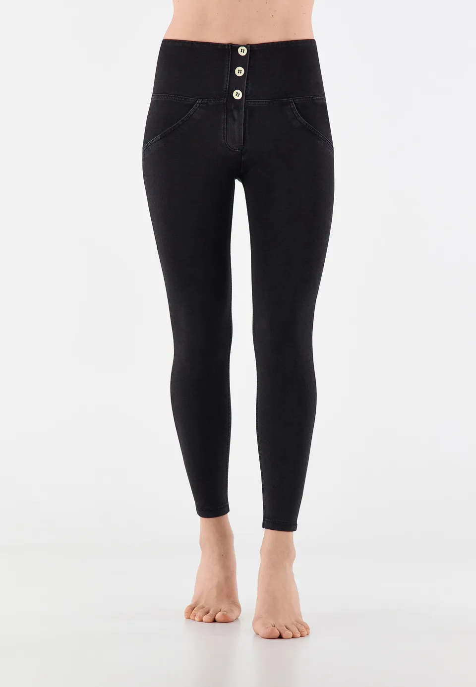 jeggings-freddy-wr-up-7-8-superskinny-taille-haute-3-boutons image 1