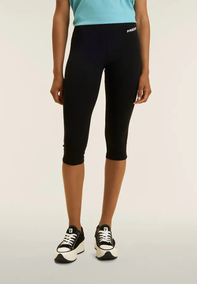 freddy-legging-corsaire-logo-glitter-jersey-coton-stretch image 1