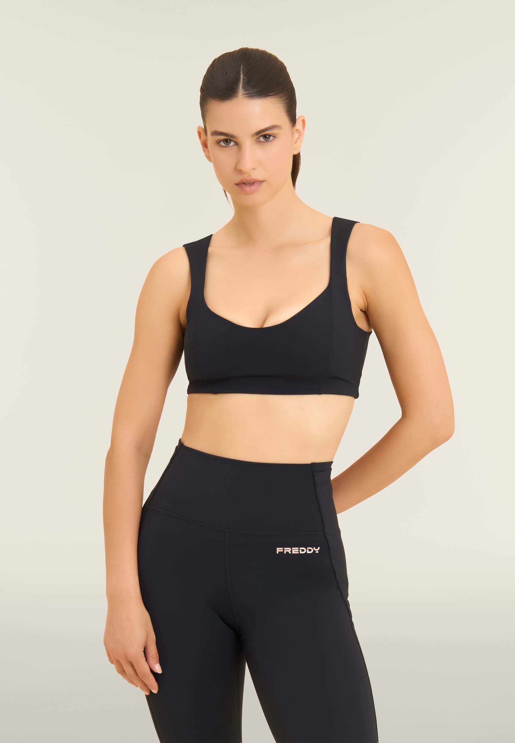 freddy-top-sportif-femme-col-c-ur-d-i-w-o-nylon image 1