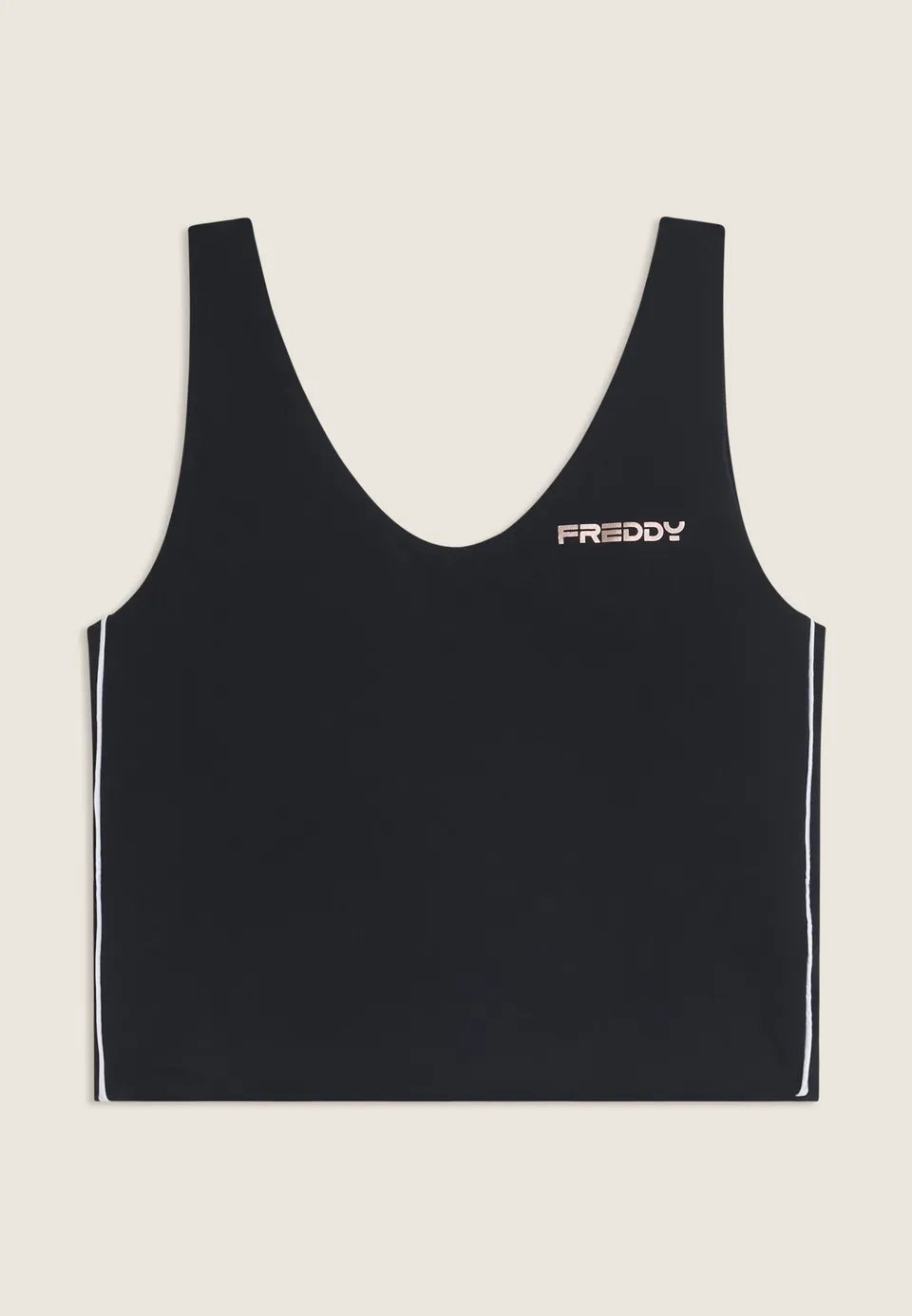 freddy-d-bardeur-cropped-slim-fit-col-v-jersey-quick-dry image 1