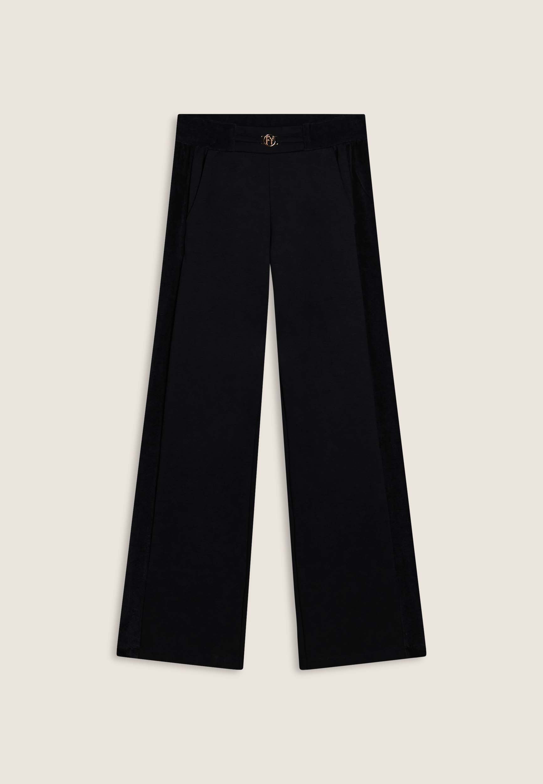 freddy-pantalon-wide-leg-viscose-chenille-logo-fy image 5