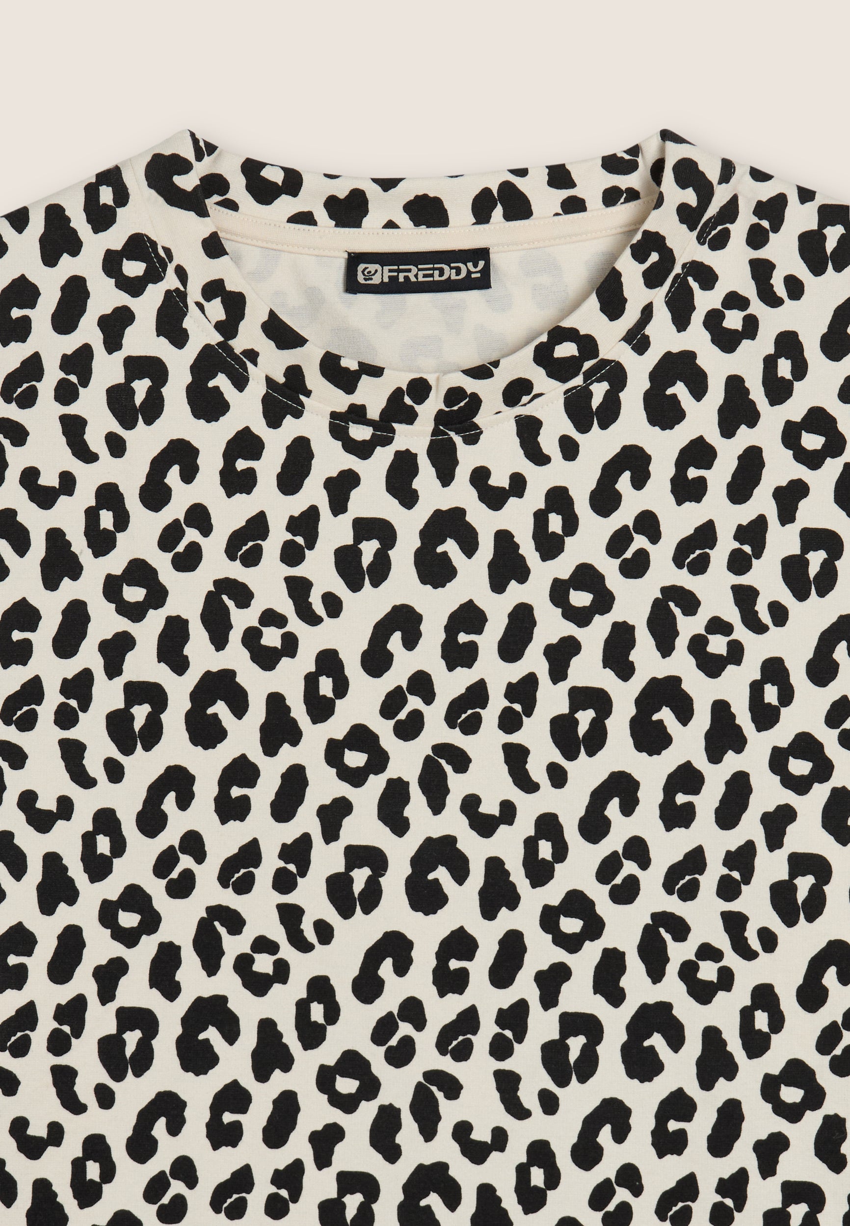 freddy-sweat-femme-l-opard-col-rond-cropped-imprim image 7