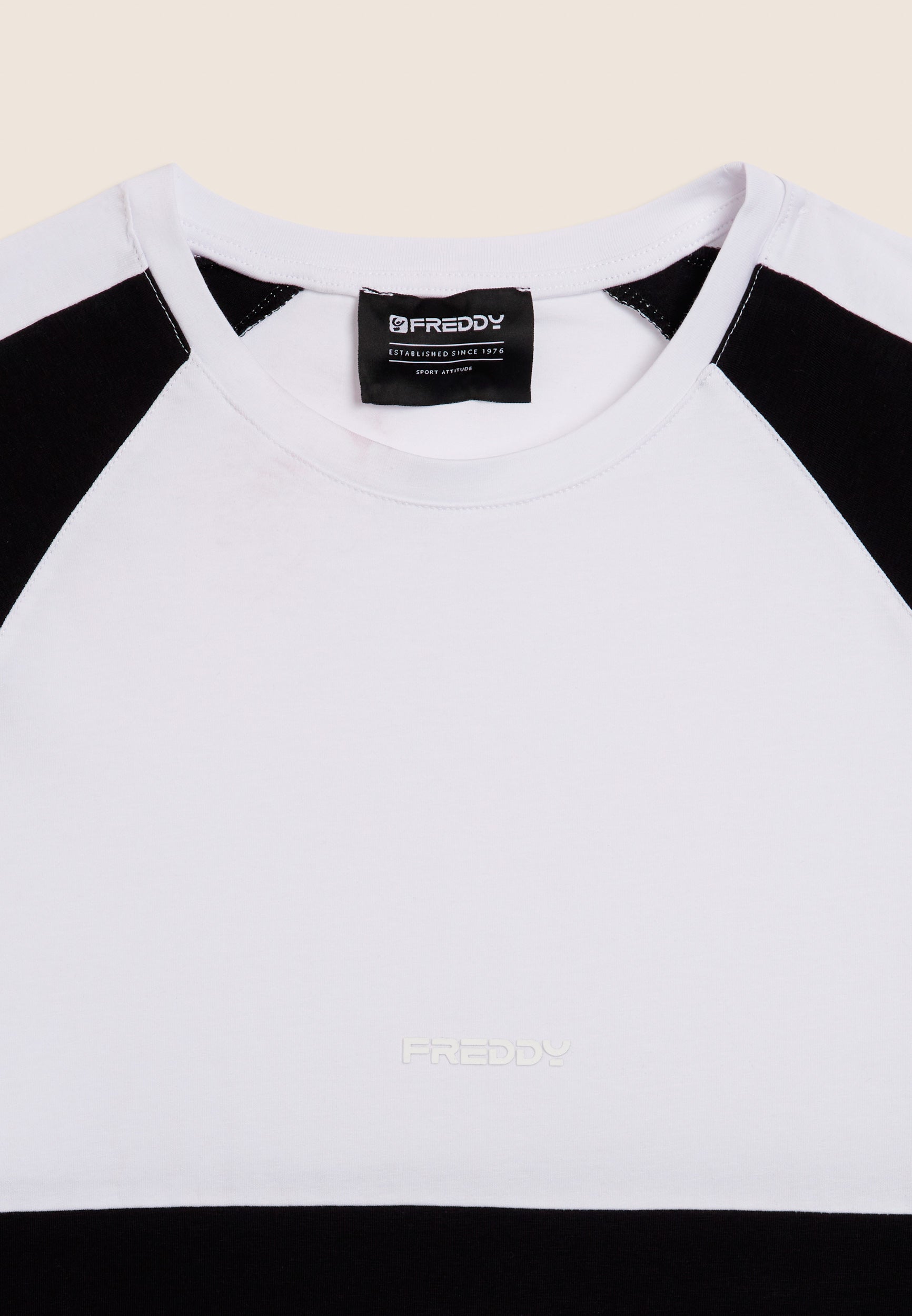 freddy-t-shirt-femme-color-block-jersey-coton-extensible image 3