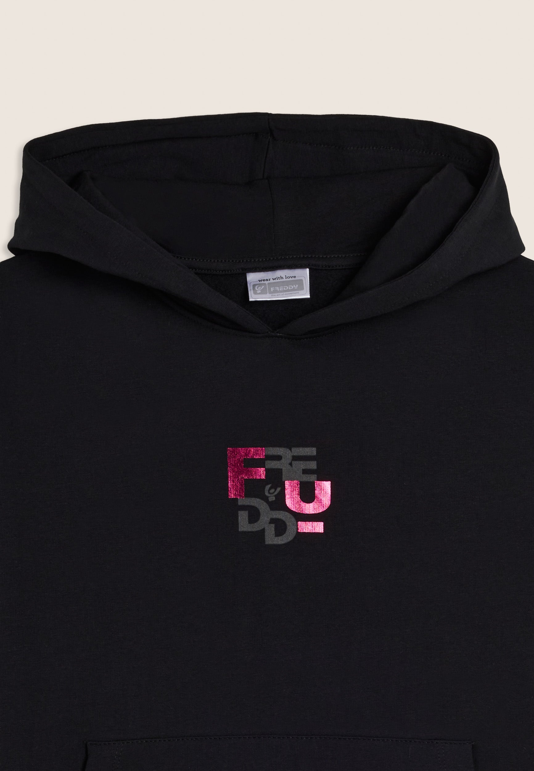 freddy-felpa-junior-oversize-capuche-avec-graphique image 3