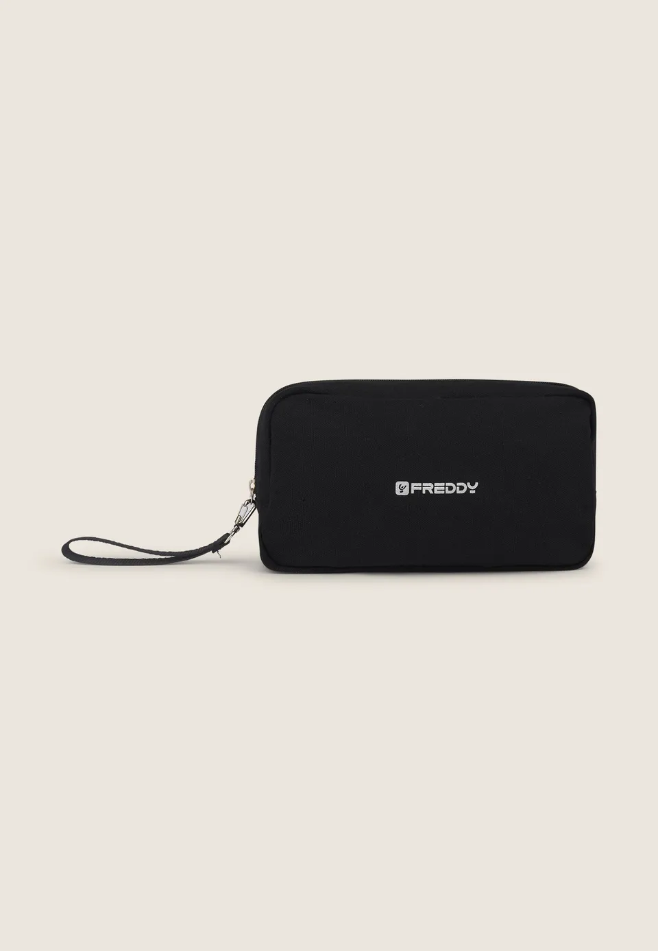 freddy-trousse-canvas-monocolore-25-x-8-x-14-cm-avec-zip image 1