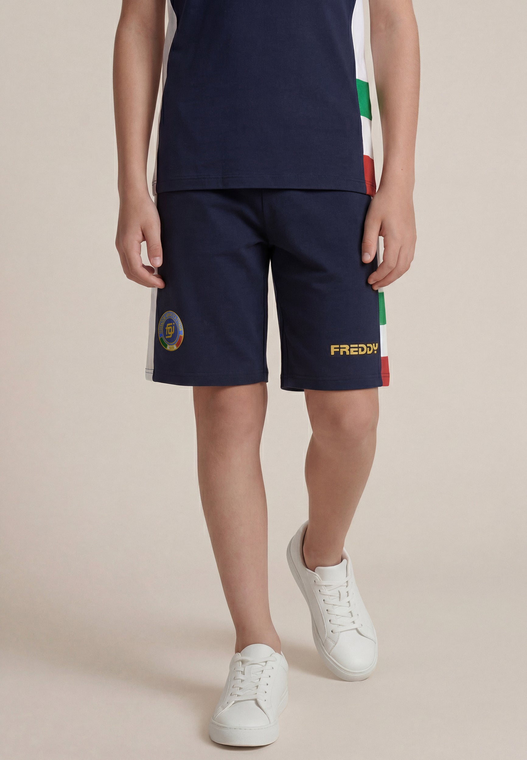 freddy-short-enfant-italia-fgi-french-terry-bicolore image 1