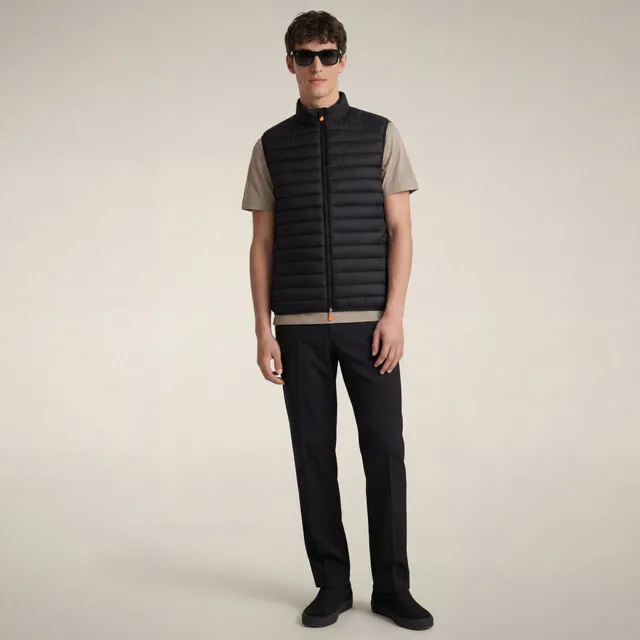 save-the-duck-adam-gilet-matelasse-homme-noir-slim image 1