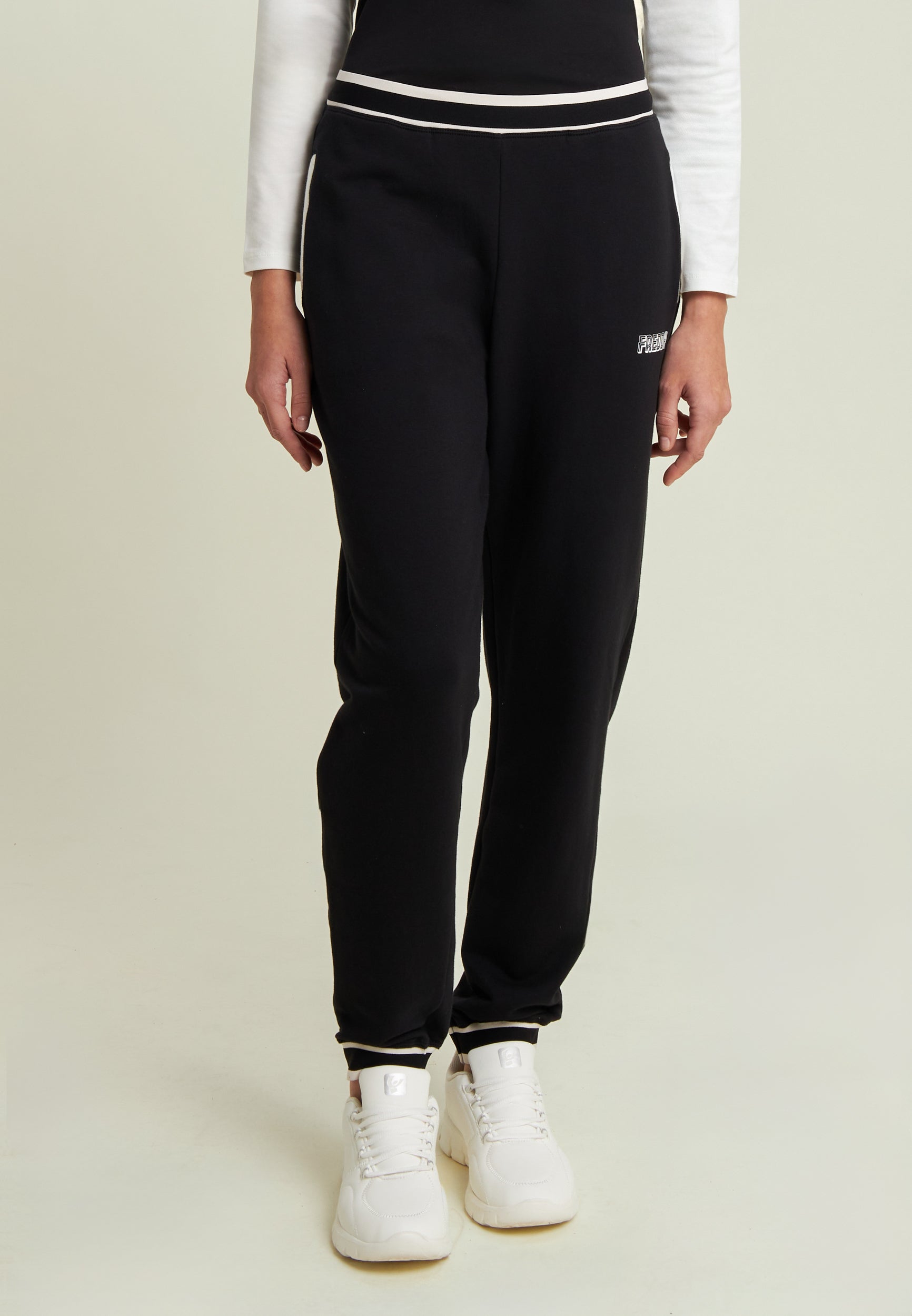 freddy-pantalon-jogging-regular-rayures-sport-chic image 1