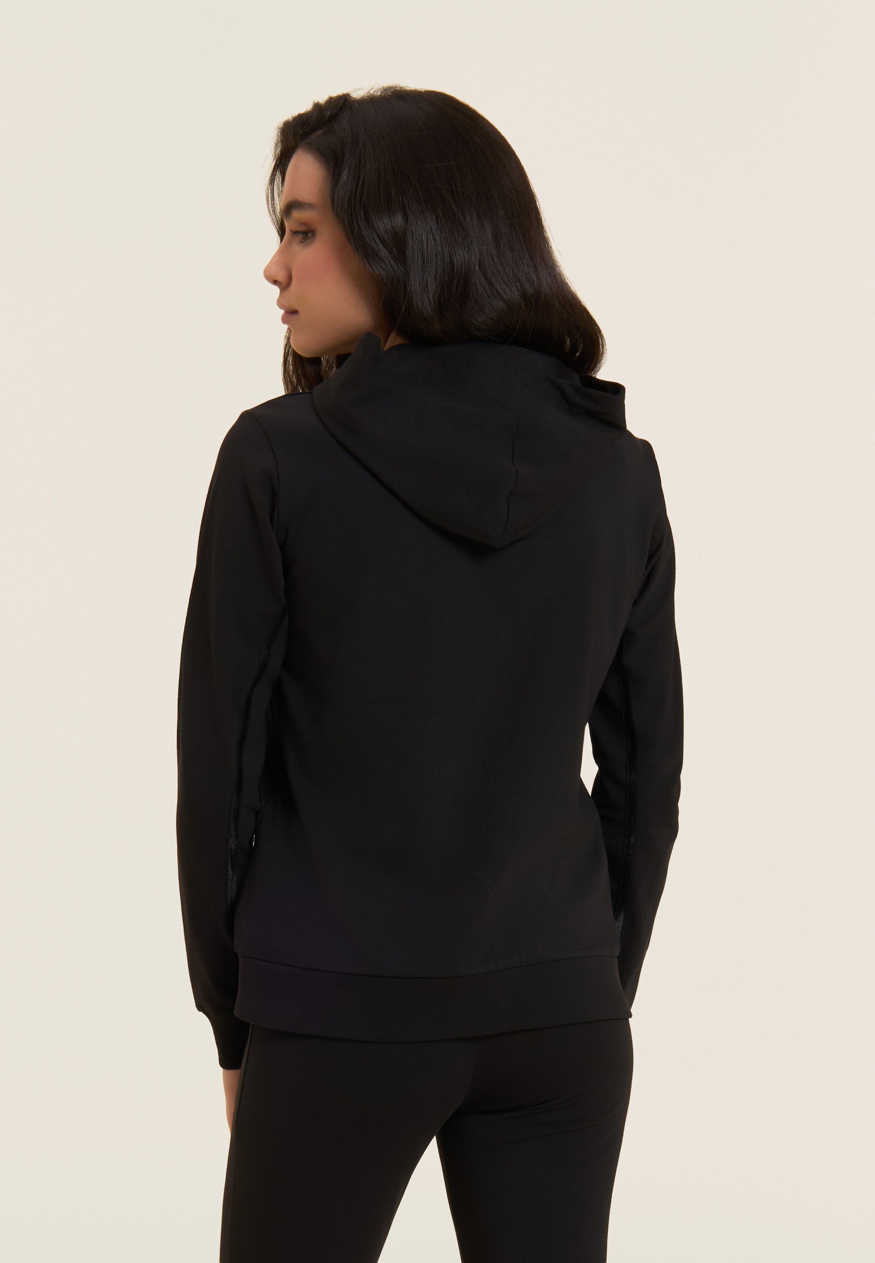 freddy-sweat-capuche-zipp-logo-perles-roses image 3