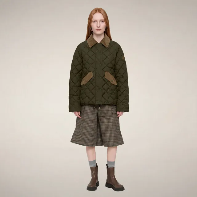 save-the-duck-jodie-doudoune-femme-vert-serpent image 1