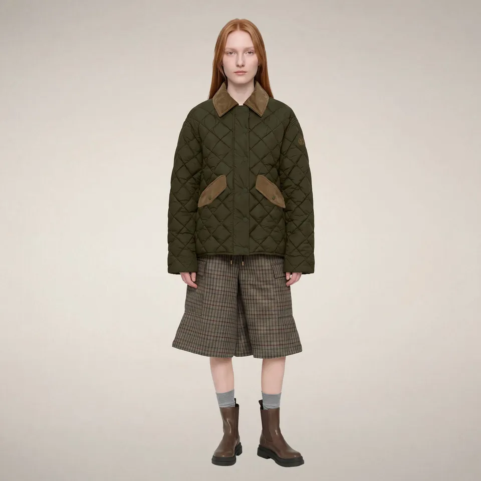 save-the-duck-jodie-doudoune-femme-vert-serpent image 1