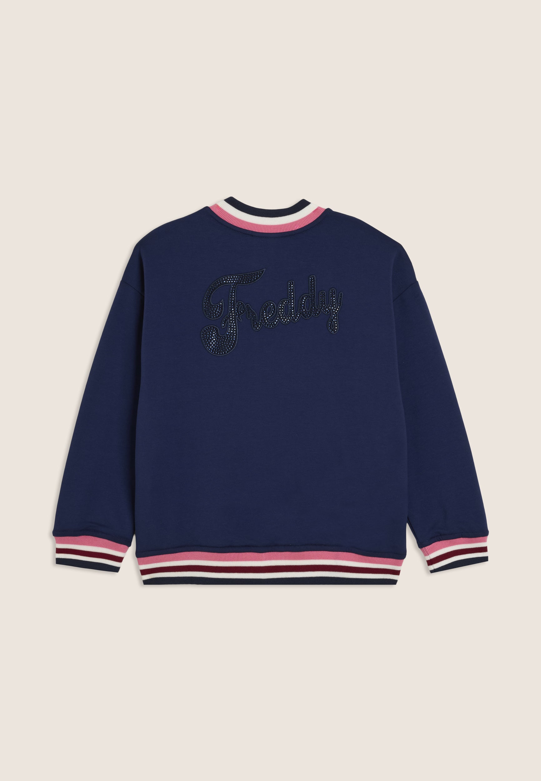 freddy-sweat-junior-bomber-multicolore-strass image 2