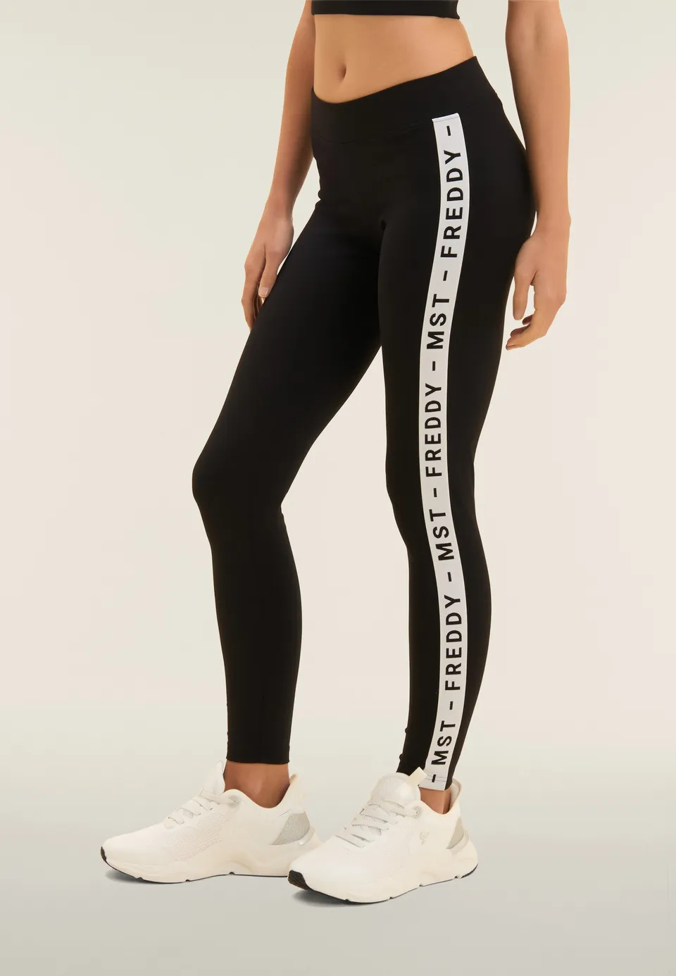 freddy-mst-bandes-lat-rales-leggings-femme-nylon-stretch image 1