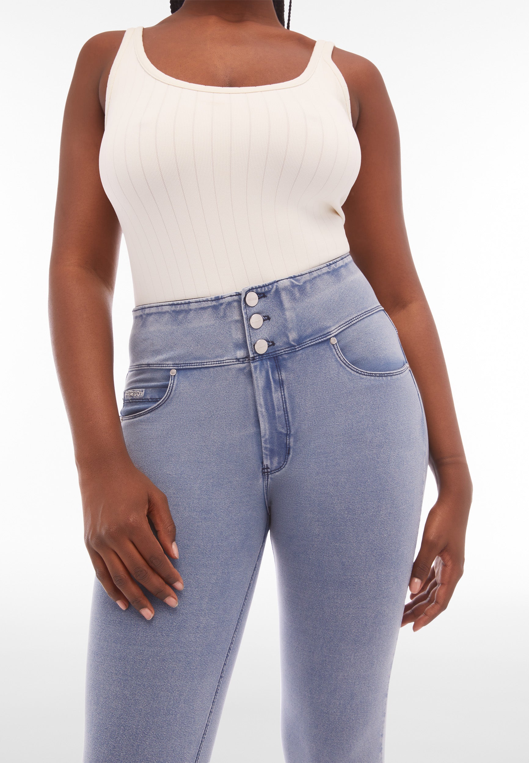 pantalon-freddy-n-o-w-skinny-taille-haute-jersey-denim image 5