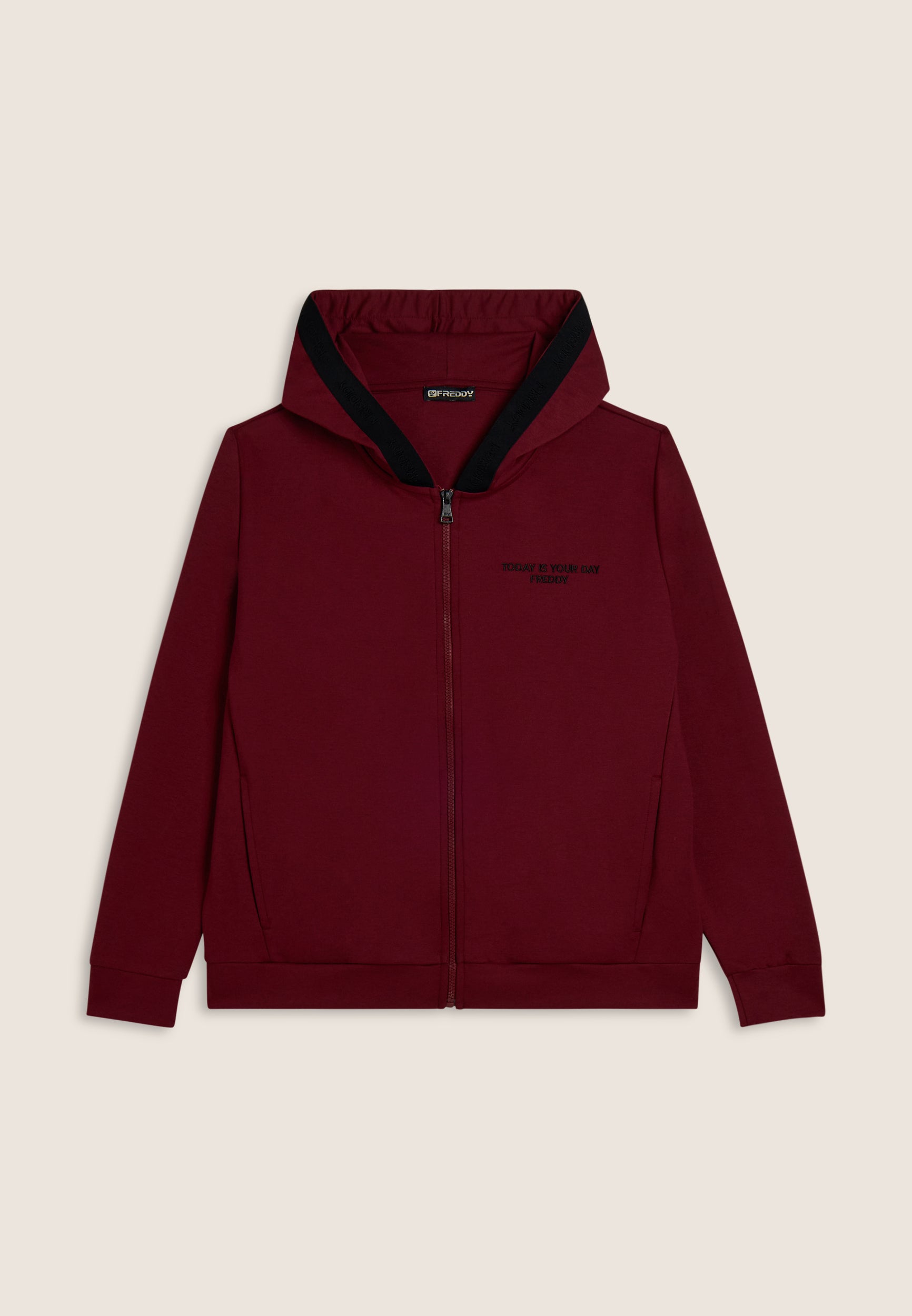 freddy-felpa-donna-sweat-zipp-capuche-femme-logot image 5