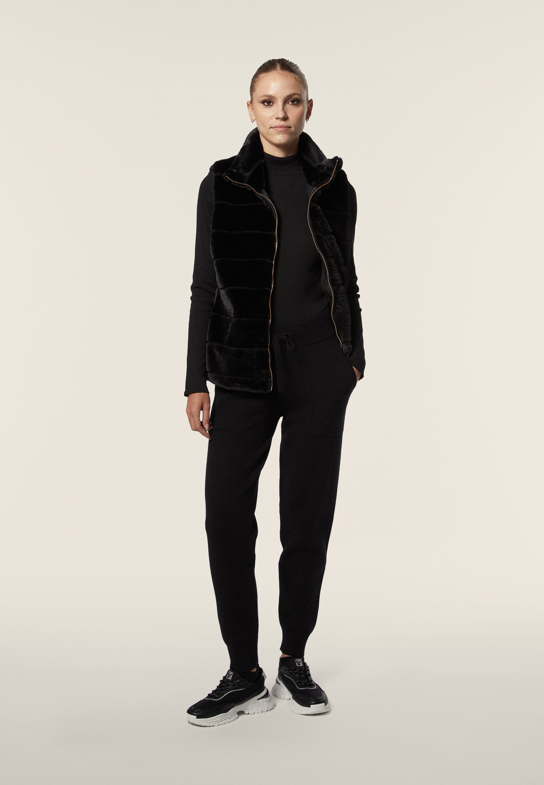 freddy-pantalon-tricot-ras-poignets-c-tes image 2