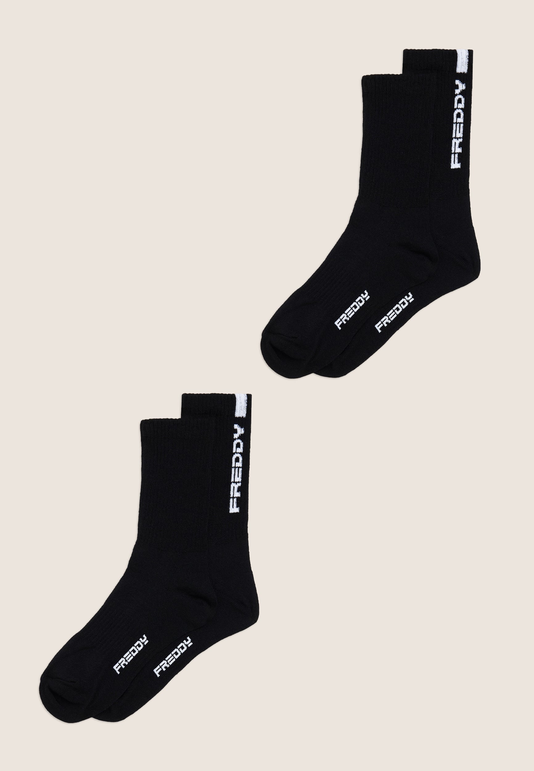 freddy-chaussettes-unisexe-mi-mollet-ponge-coton image 2