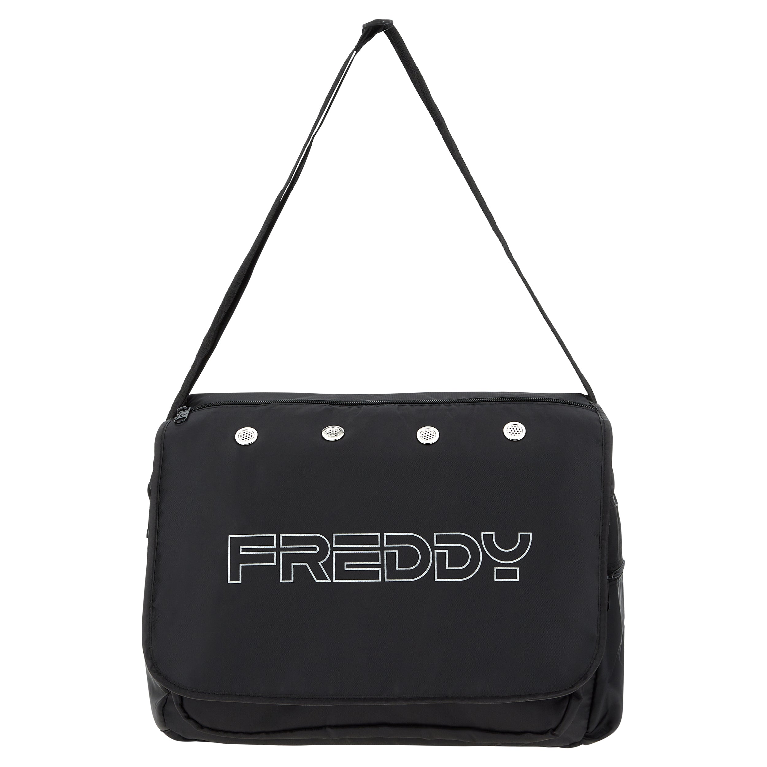 freddy-sac-messenger-en-nylon-noir-maxi-logo image 1