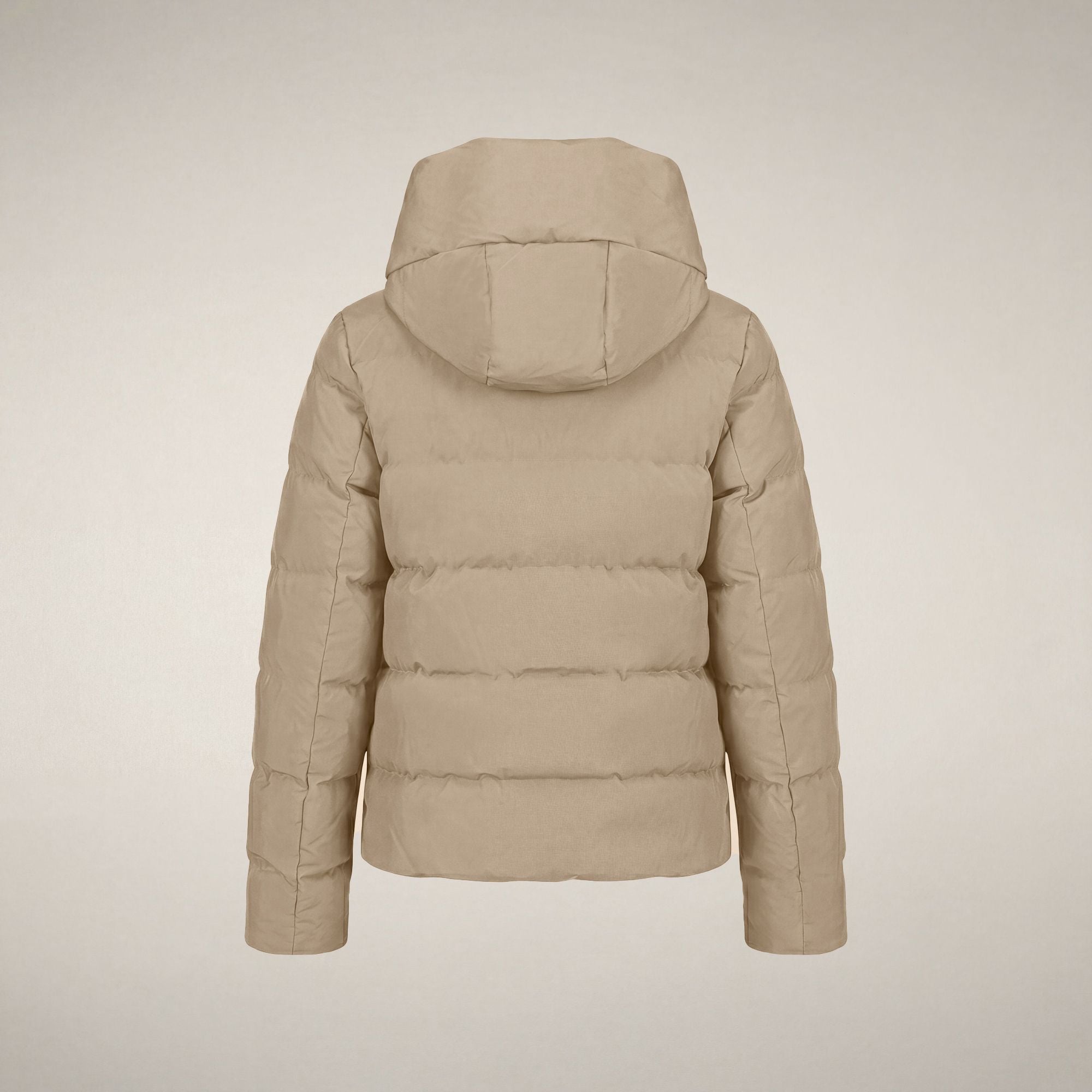 save-the-duck-arena-parka-femme-beige-pierre image 4