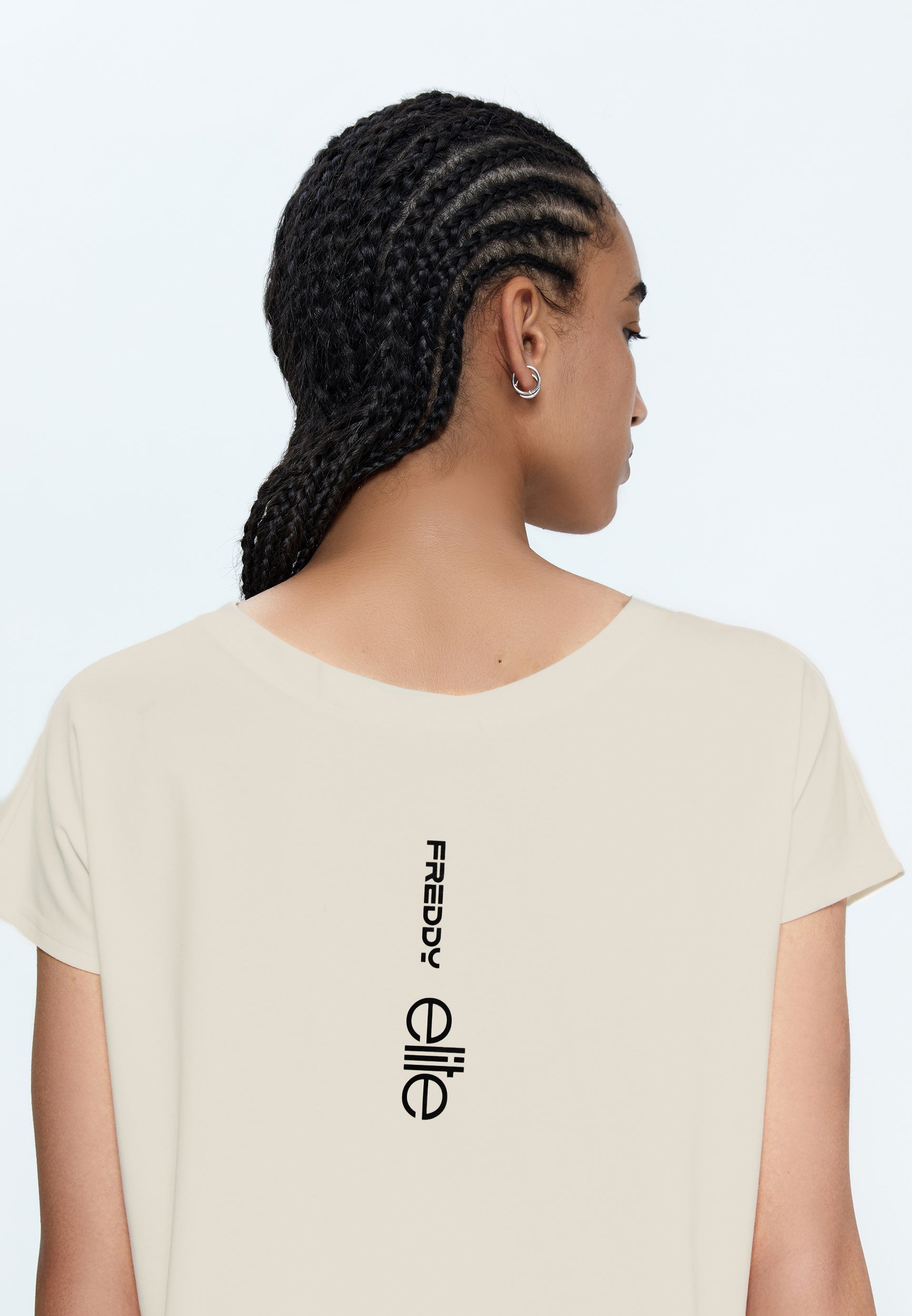 freddy-t-shirt-femme-bi-fronte-elite-x-freddy-jersey-coton image 6