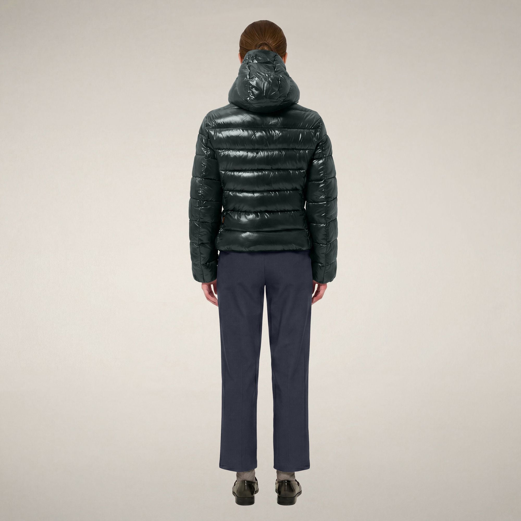 save-the-duck-cosmary-doudoune-slim-femme-vert-nori image 2