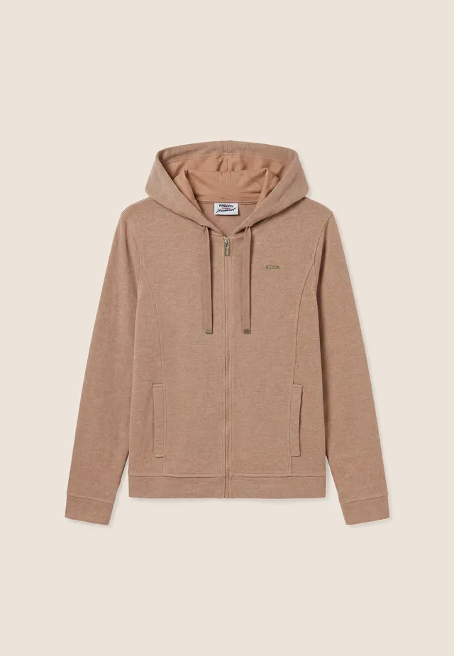 freddy-sweat-femme-capuche-full-zip-tricot image 1
