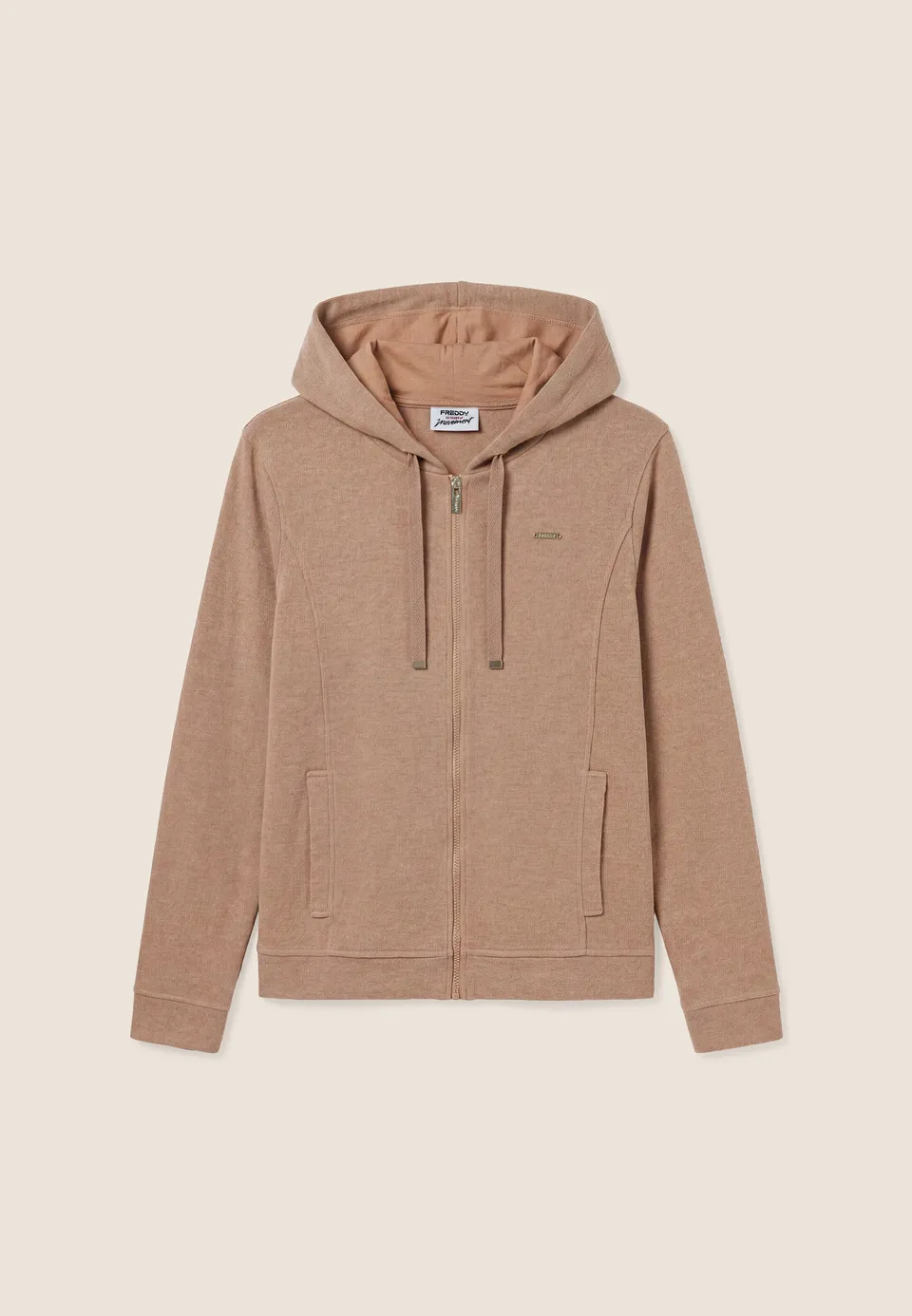 freddy-sweat-femme-capuche-full-zip-tricot image 1