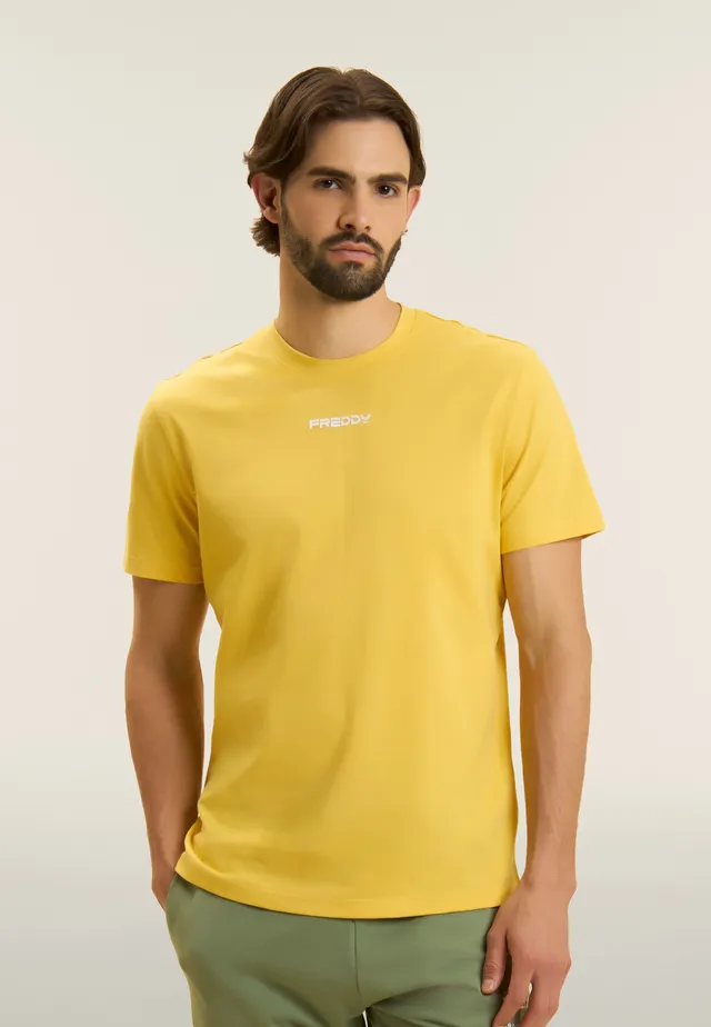 t-shirt-freddy-coton-manches-courtes-logo-freddy image 1